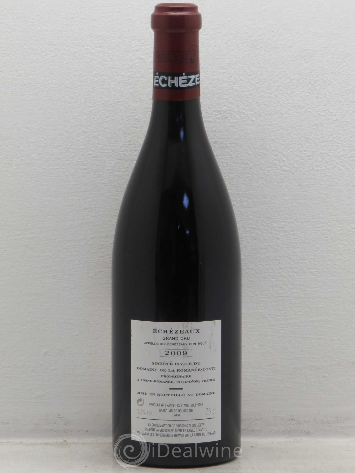 Echezeaux Grand Cru Domaine de la Romanée-Conti 2009 - Lot de 1 bouteille - 1