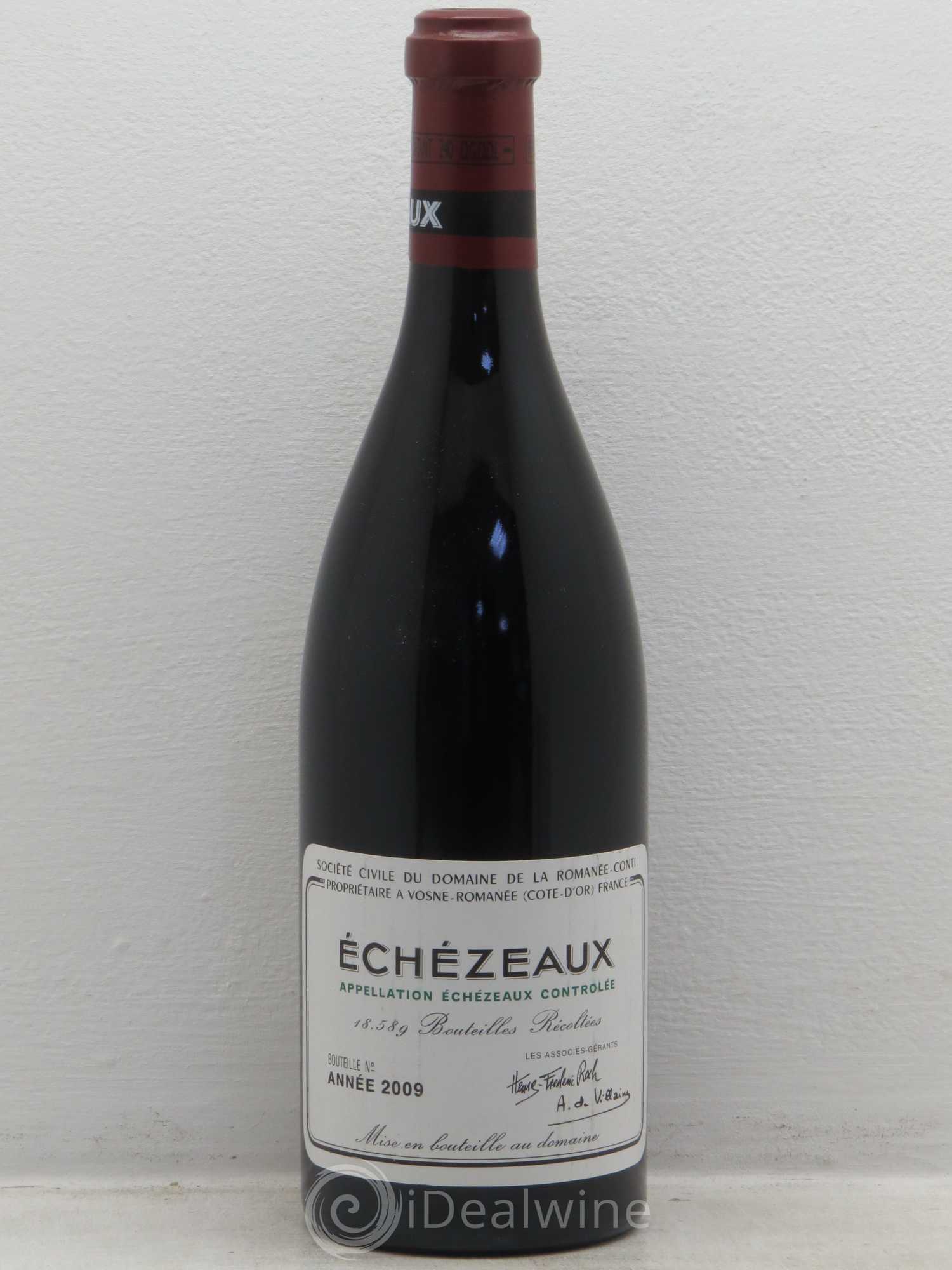 Echezeaux Grand Cru Domaine de la Romanée-Conti 2009 - Lot de 1 bouteille - 0