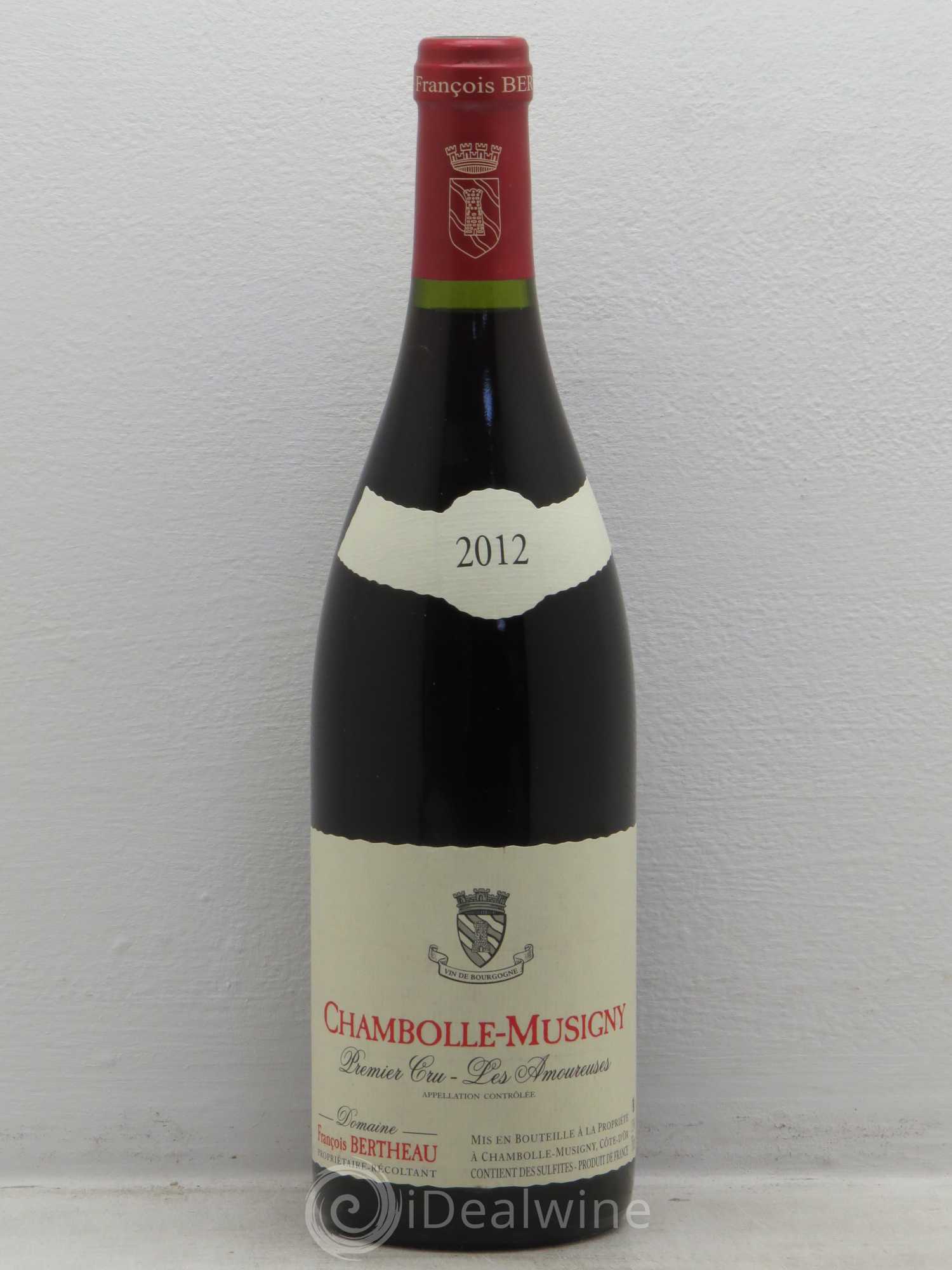 Chambolle-Musigny 1er Cru Domaine Bertheau 2012 - Lot de 1 bouteille - 0