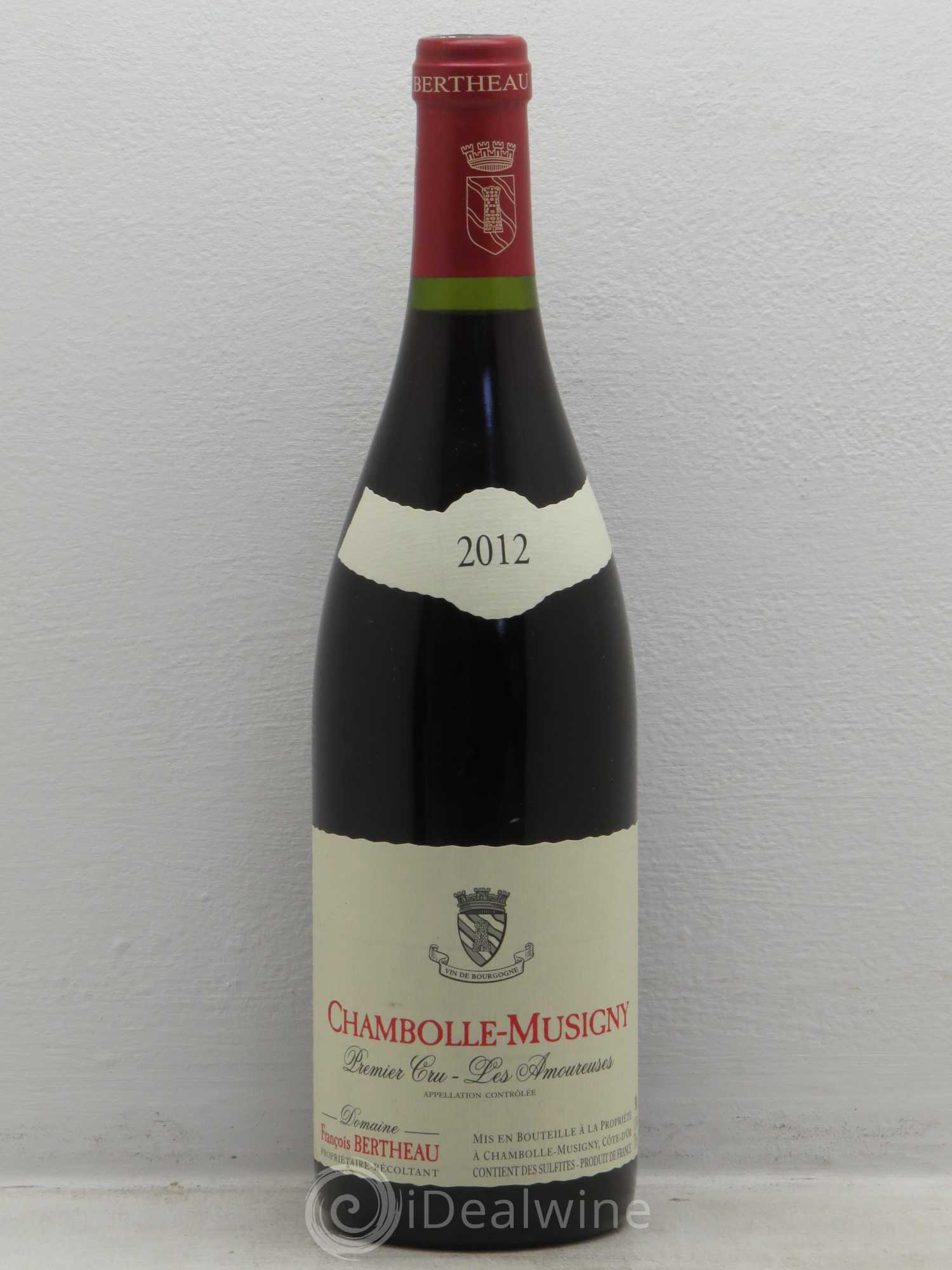 Chambolle-Musigny 1er Cru Domaine Bertheau 2012 - Lot de 1 bouteille - 0