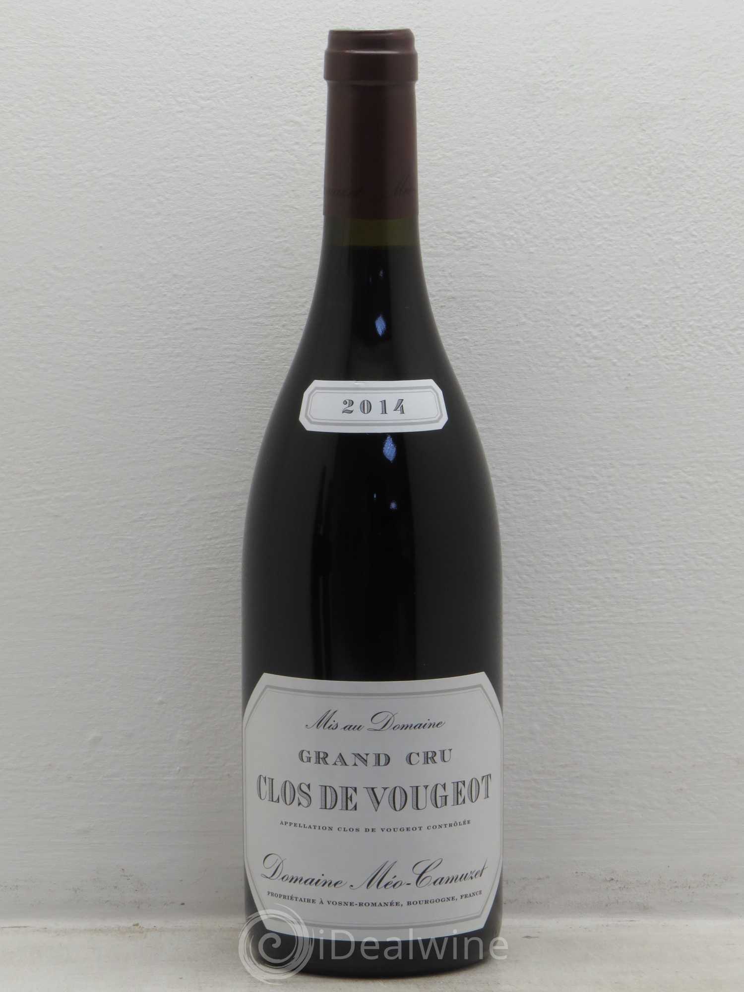 Clos de Vougeot Grand Cru Méo-Camuzet (Domaine) 2014 - Lot de 1 bouteille - 0