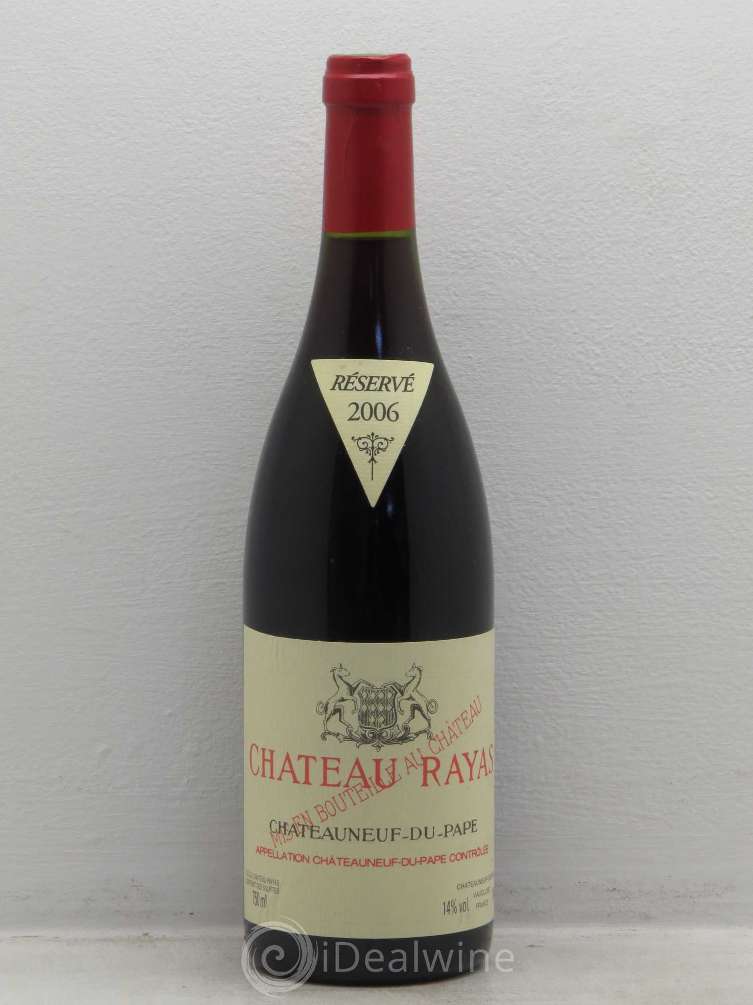 Châteauneuf-du-Pape Château Rayas Emmanuel Reynaud 2006 - Lot de 1 bouteille - 0