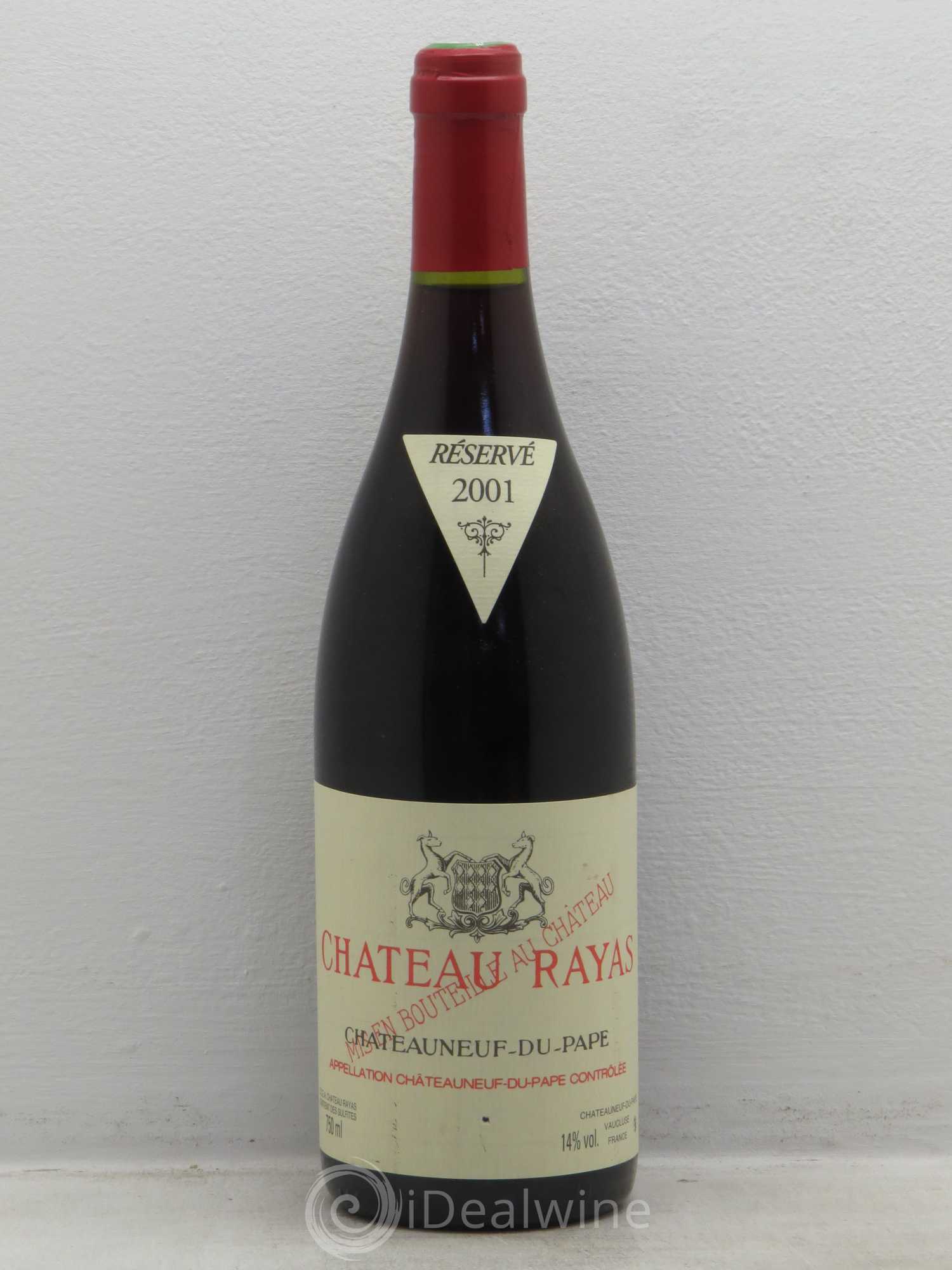 Châteauneuf-du-Pape Château Rayas Emmanuel Reynaud 2001 - Lot de 1 bouteille - 0