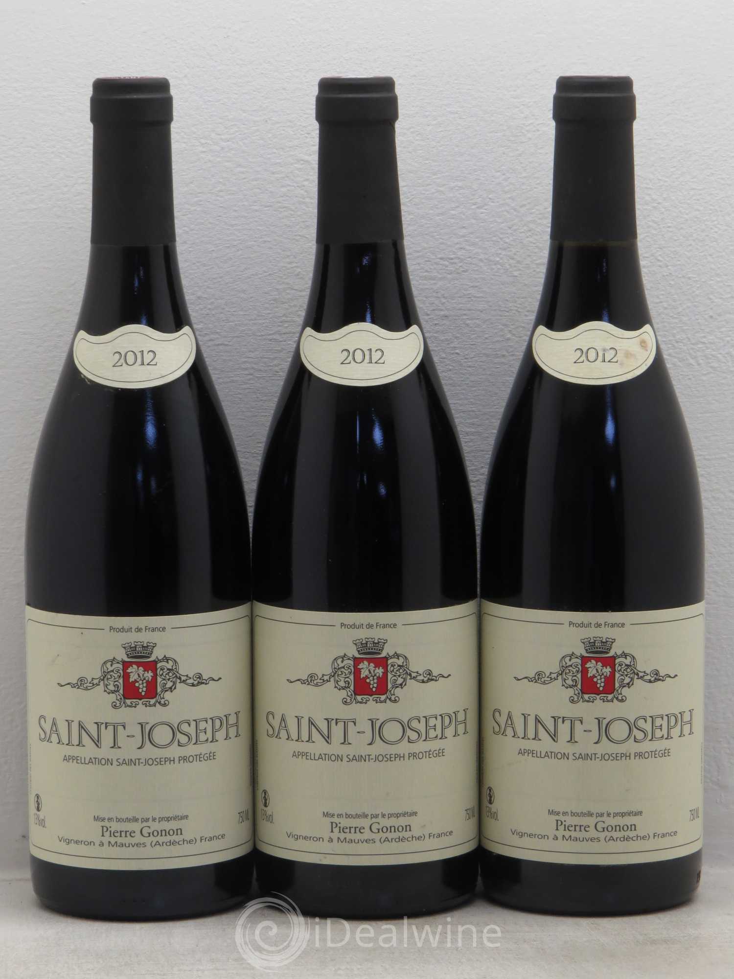 Saint-Joseph Gonon (Domaine) 2012 - Lot de 3 bouteilles - 0