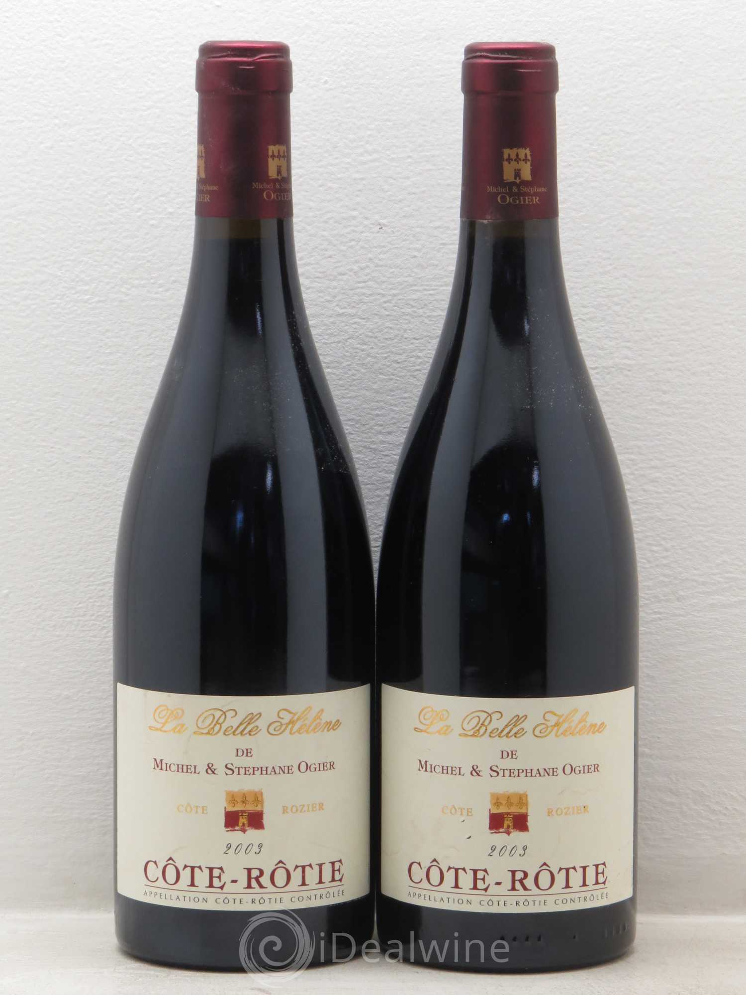 Côte-Rôtie La Belle Hélène Stéphane Ogier 2003 - Lot de 2 bouteilles - 0