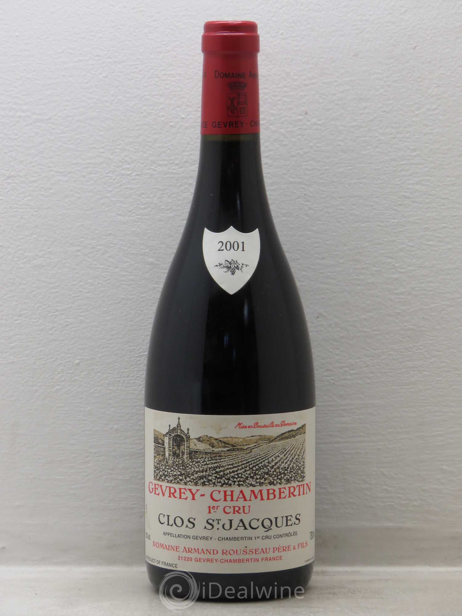 Gevrey-Chambertin 1er Cru Clos Saint-Jacques Armand Rousseau (Domaine) 2001 - Lot de 1 bouteille - 0
