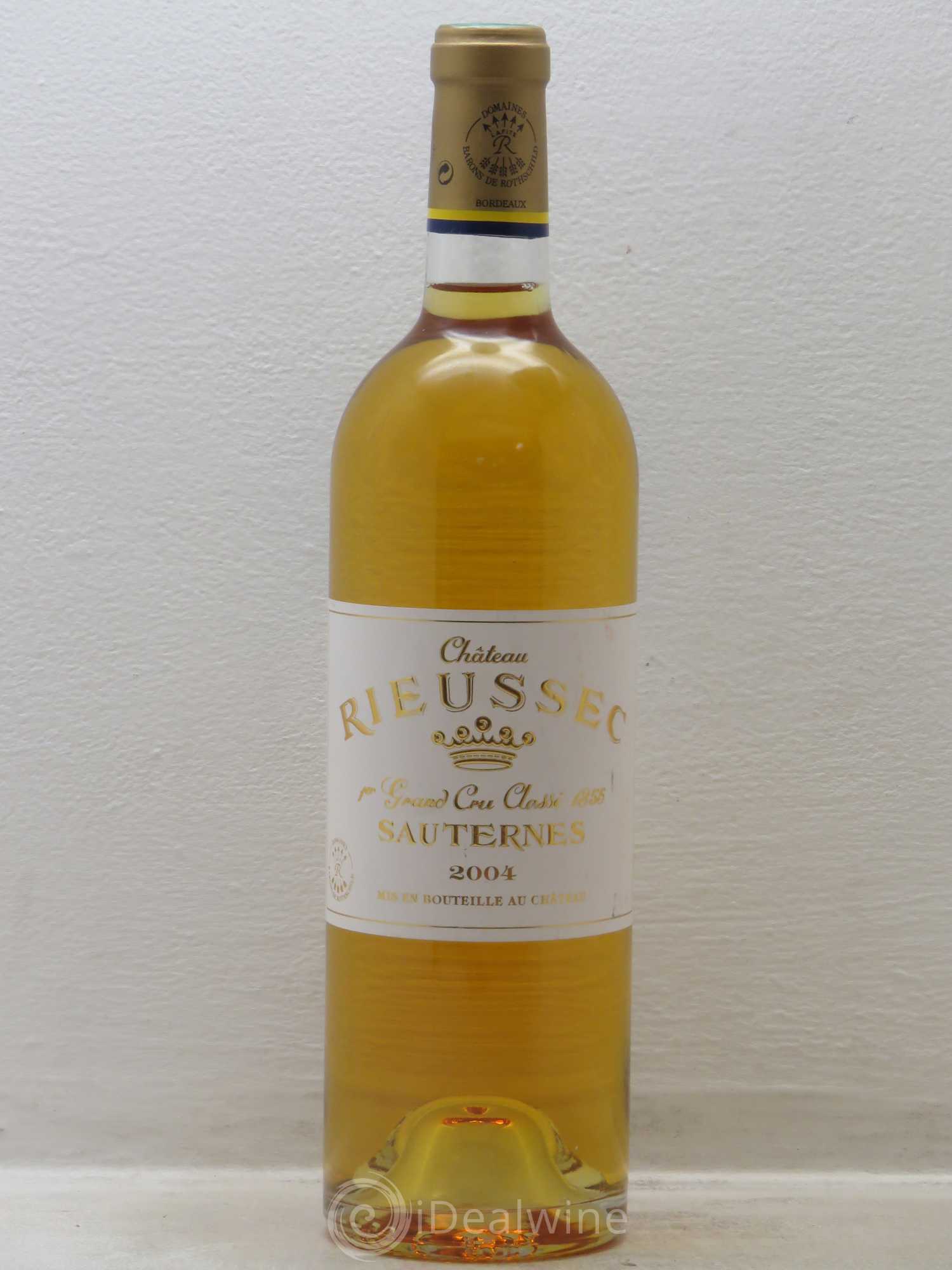 Château Rieussec 1er Grand Cru Classé 2004 - Posten von 1 Flasche - 0