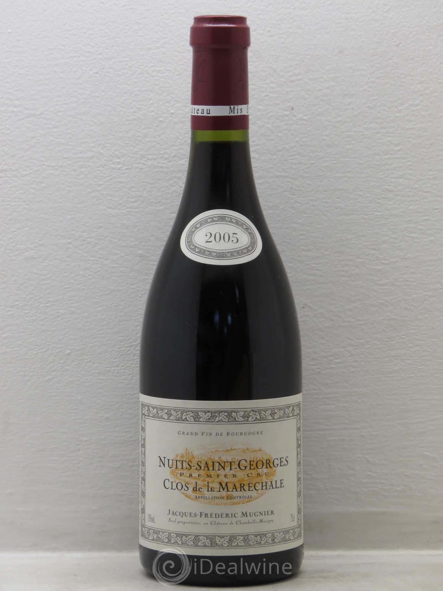 Nuits-Saint-Georges 1er Cru Clos de La Maréchale Jacques-Frédéric Mugnier 2005 - Lot de 1 bouteille - 0