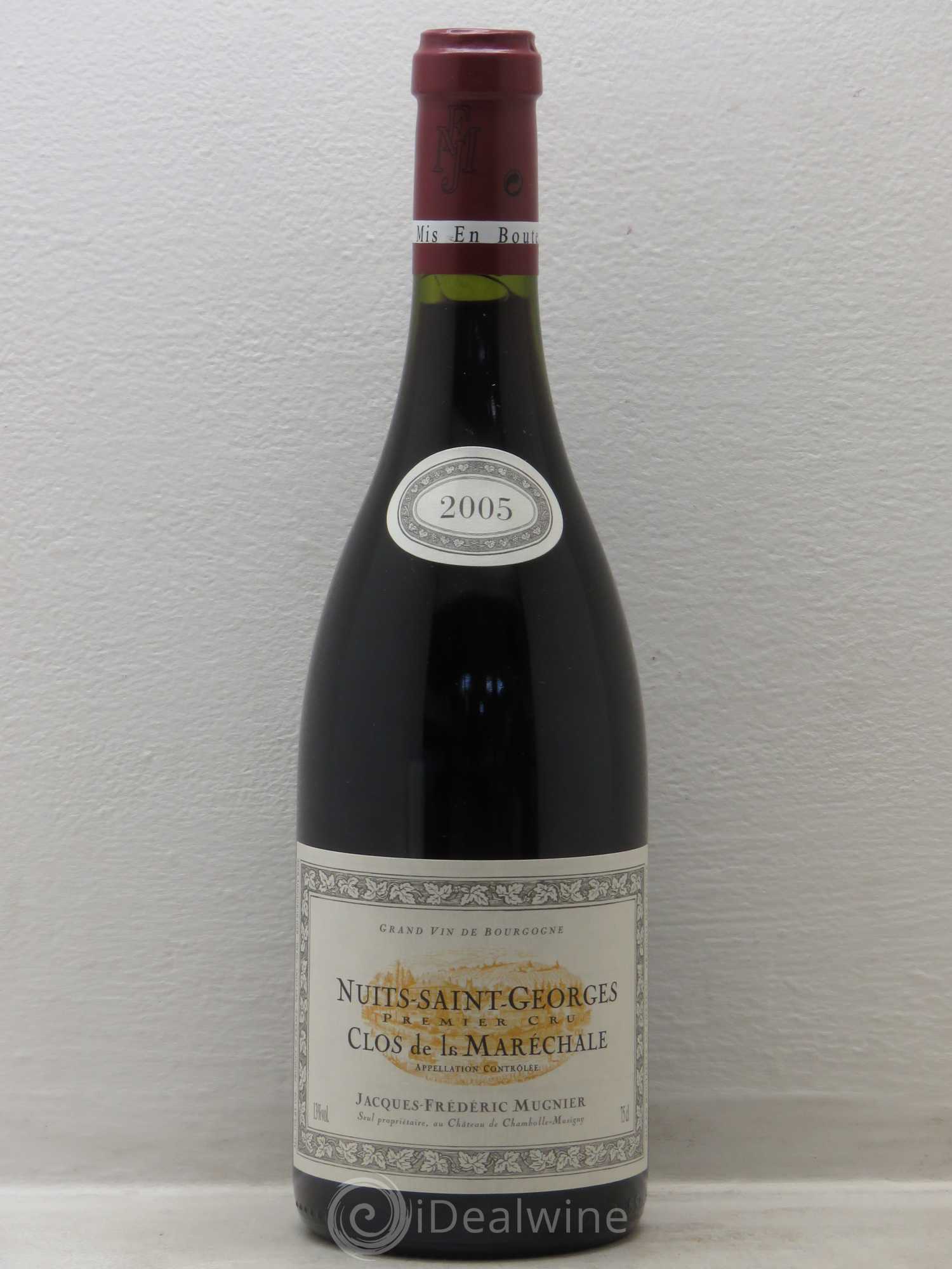 Nuits-Saint-Georges 1er Cru Clos de La Maréchale Jacques-Frédéric Mugnier 2005 - Lot de 1 bouteille - 0
