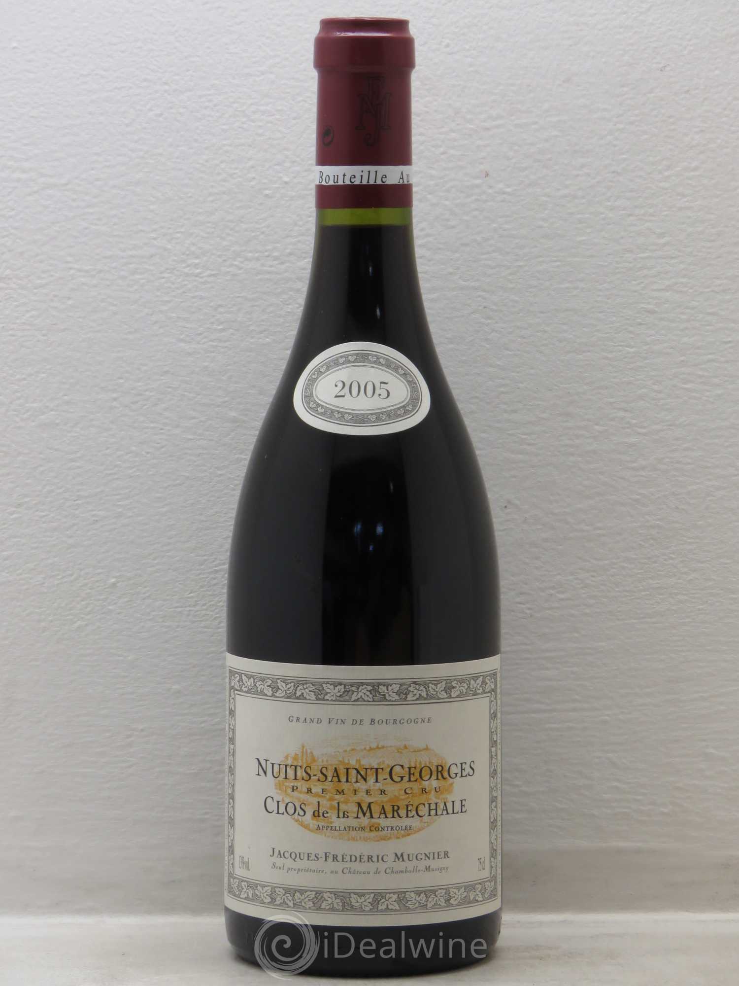Nuits-Saint-Georges 1er Cru Clos de La Maréchale Jacques-Frédéric Mugnier 2005 - Lot de 1 bouteille - 0
