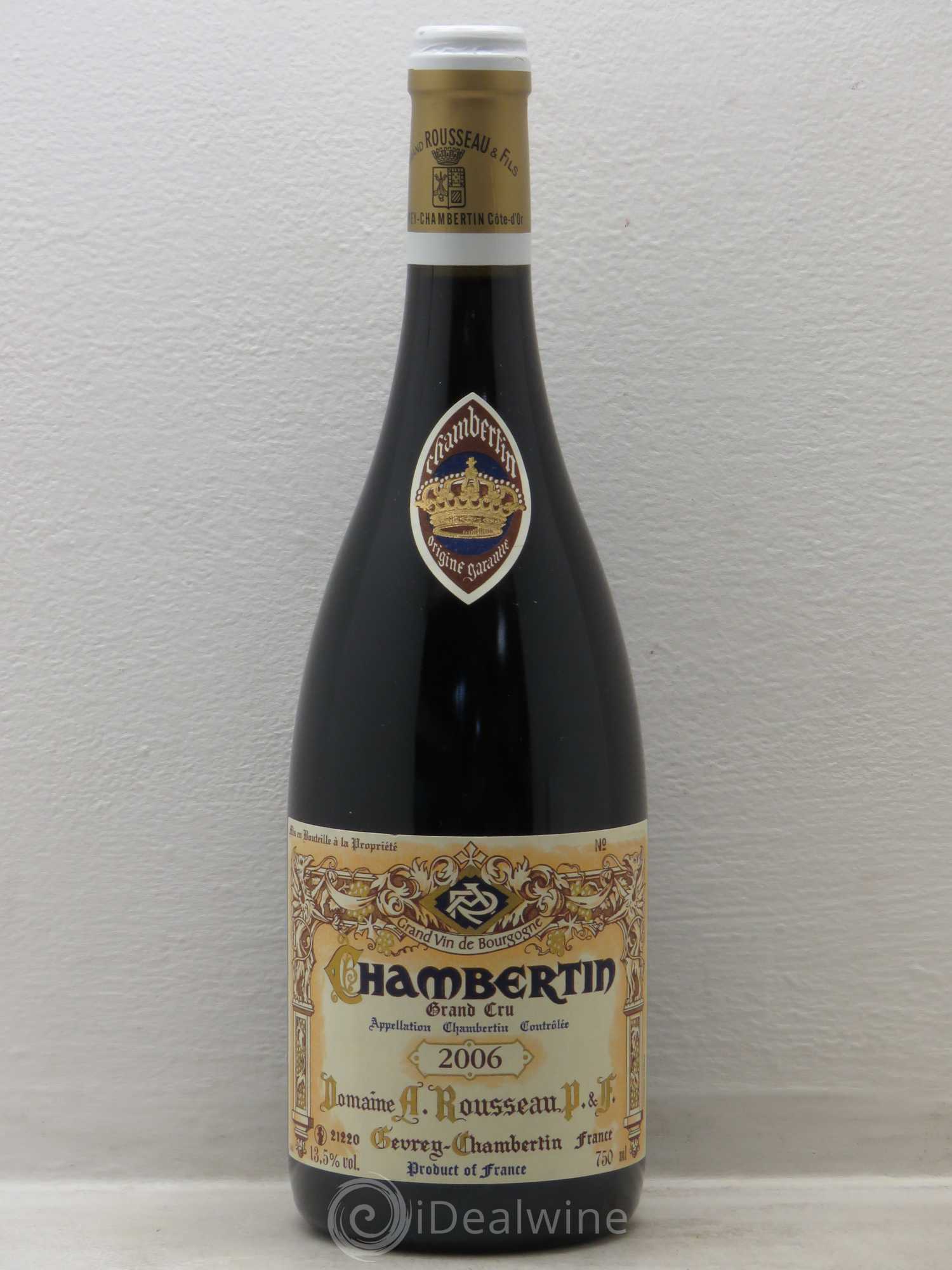 Chambertin Grand Cru Armand Rousseau (Domaine) 2006 - Lot de 1 bouteille - 0