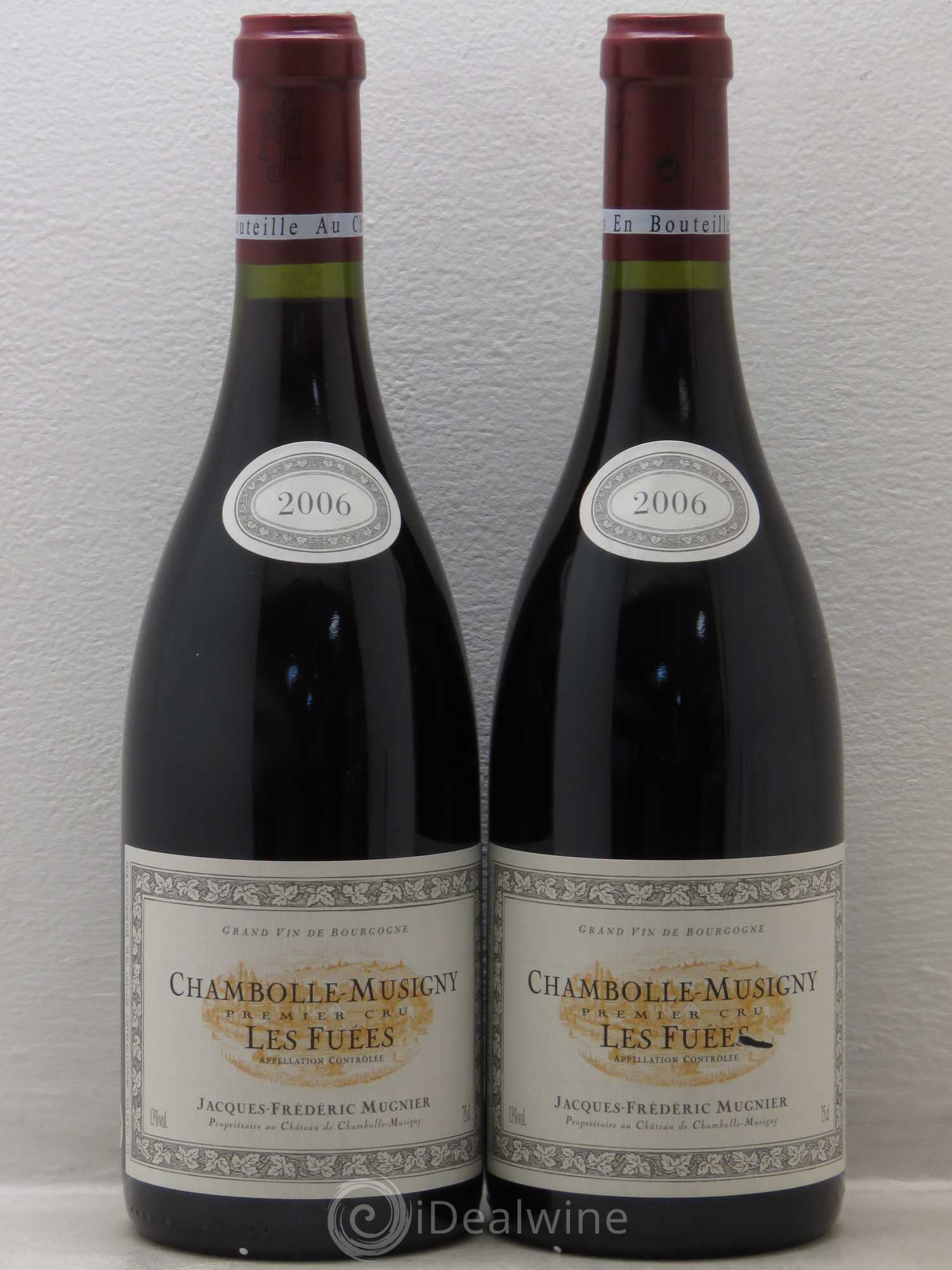 Chambolle-Musigny 1er Cru Les Fuées Jacques-Frédéric Mugnier 2006 - Lot de 2 bouteilles - 0