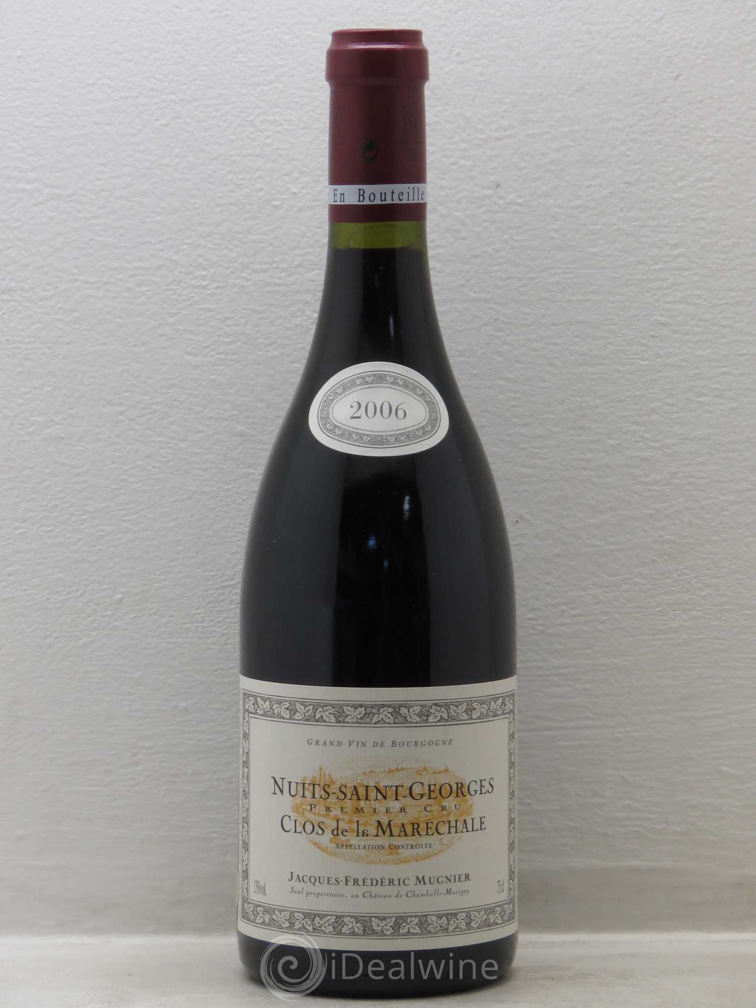 Nuits-Saint-Georges 1er Cru Clos de La Maréchale Jacques-Frédéric Mugnier 2006 - Lot de 1 bouteille - 0