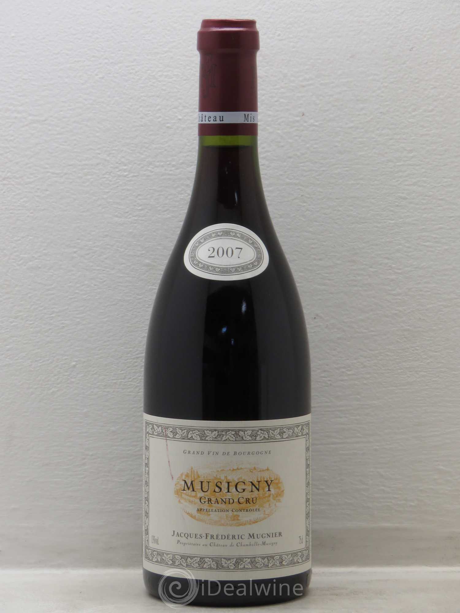 Musigny Grand Cru Jacques-Frédéric Mugnier 2007 - Lot de 1 bouteille - 0