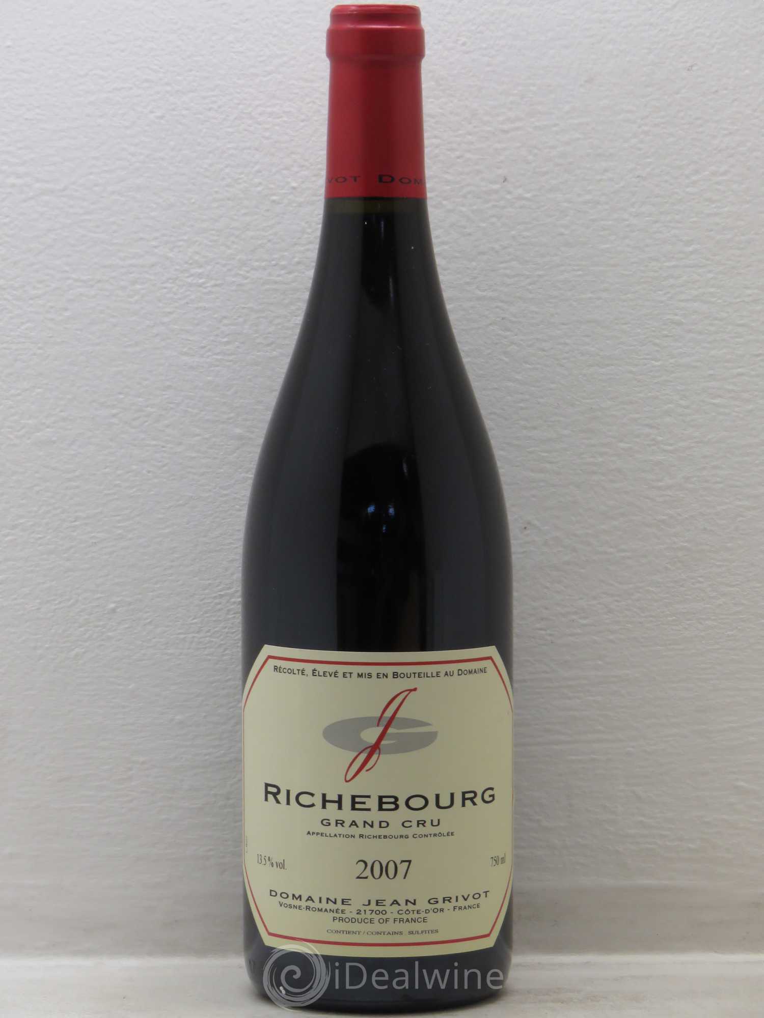 Richebourg Grand Cru Jean Grivot 2007 - Lot de 1 bouteille - 0