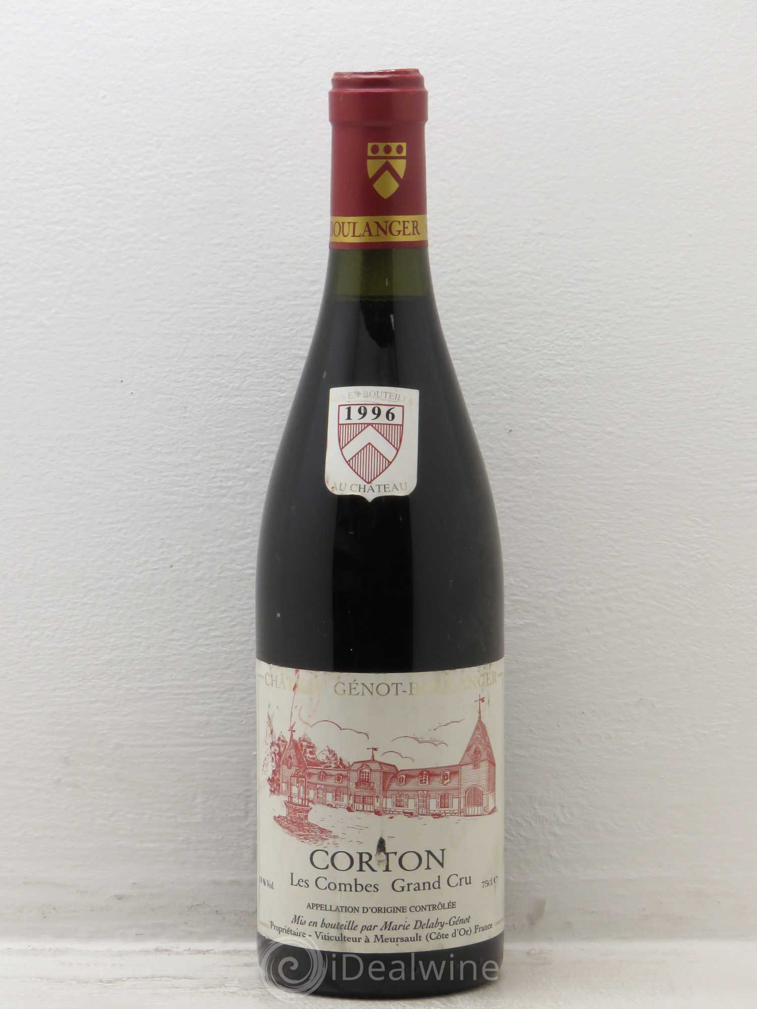 Corton Grand Cru Domaine Genot-Boulanger 1996 - Posten von 1 Flasche - 0