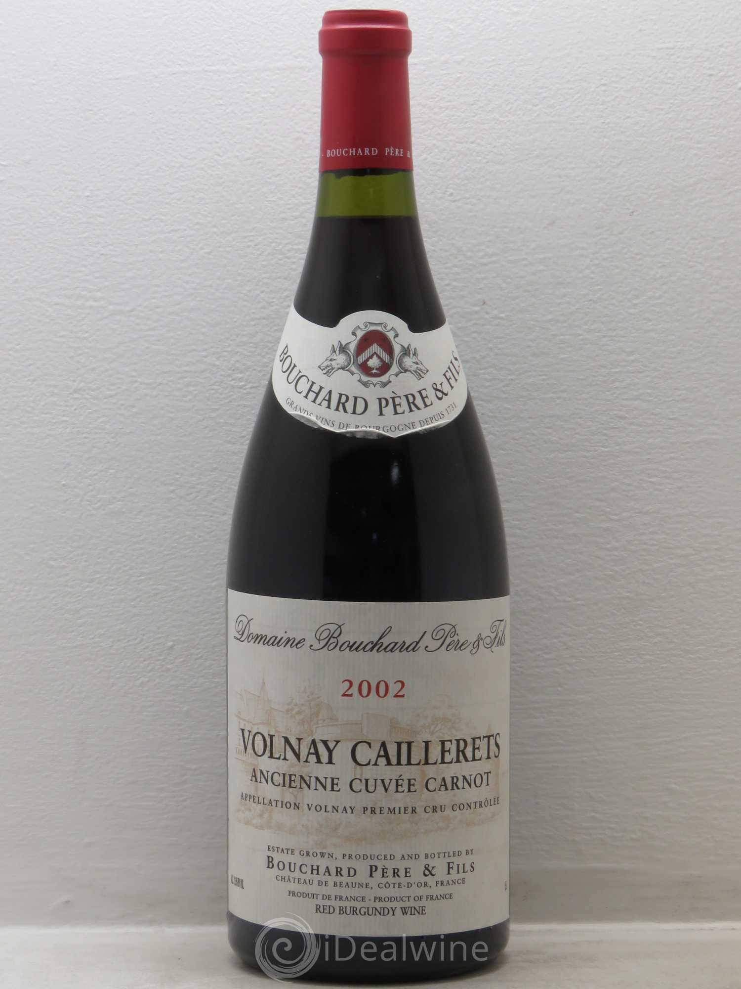Volnay 1er Cru Caillerets - Ancienne Cuvée Carnot Bouchard Père & Fils 2002 - Lot de 1 magnum - 0