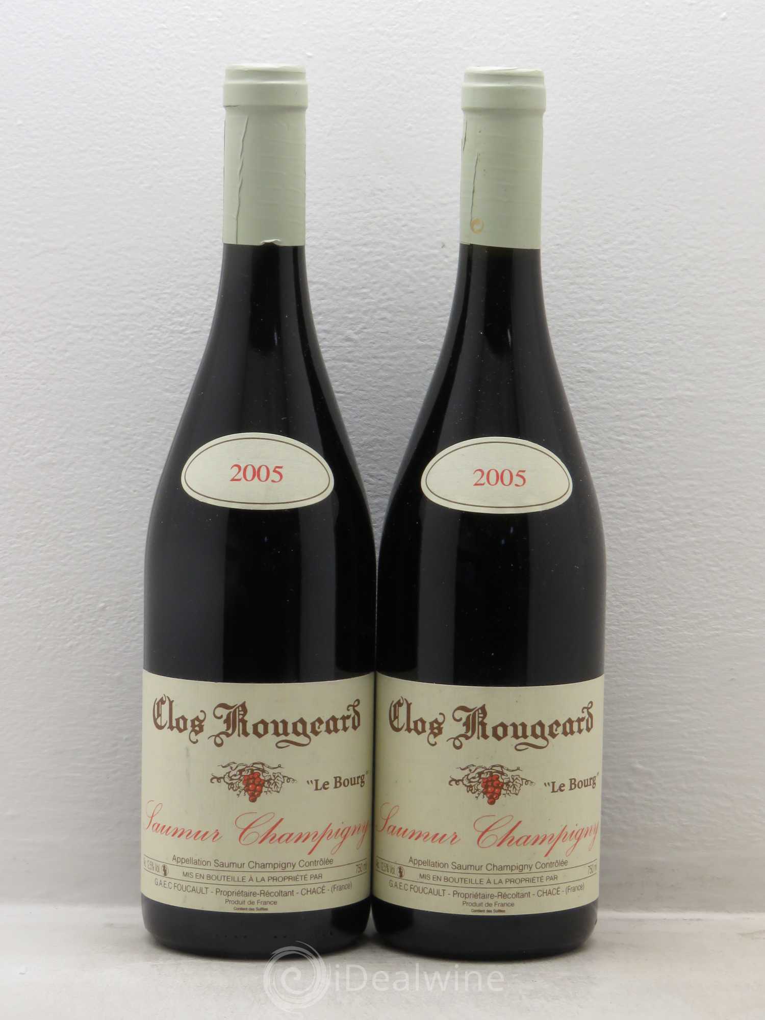 Saumur-Champigny Le Bourg Clos Rougeard 2005 - Lot de 2 bouteilles - 0