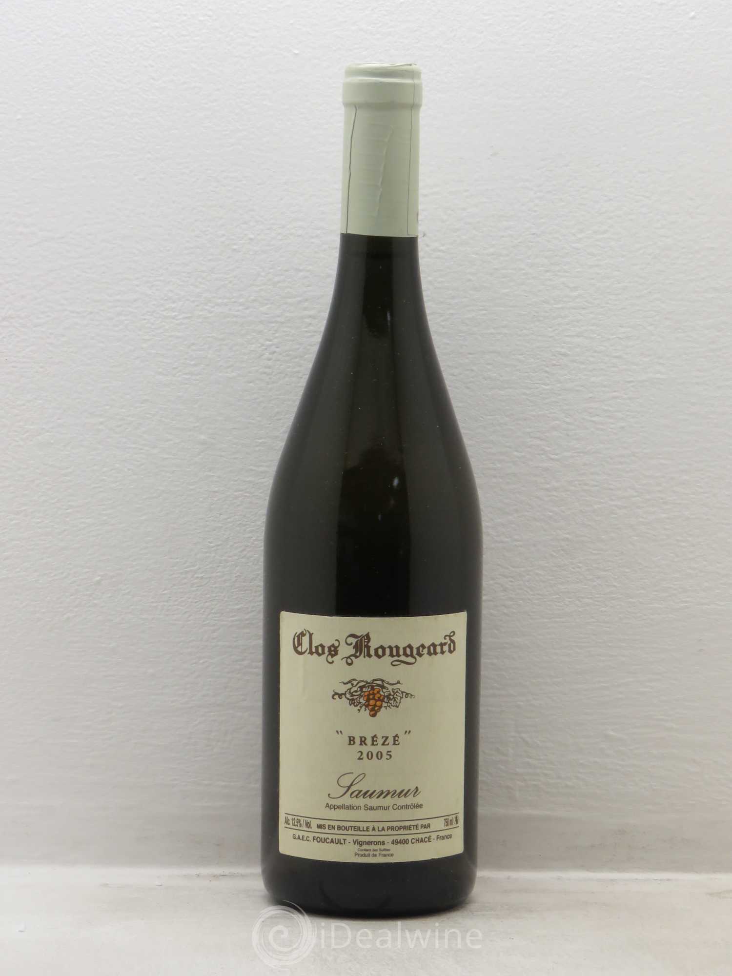 Saumur Brézé Clos Rougeard 2005 - Lot de 1 bouteille - 0