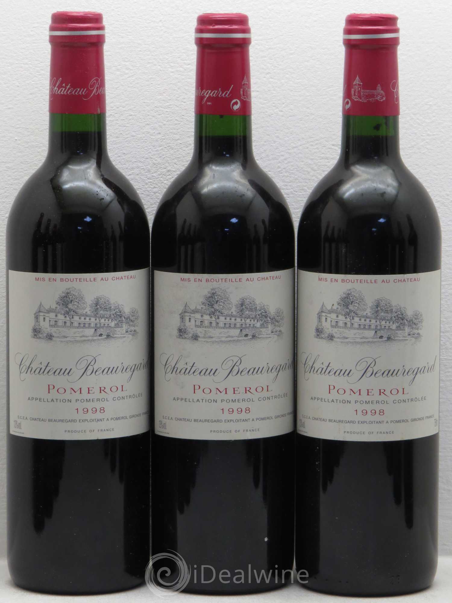 Château Beauregard 1998 - Lot de 12 bouteilles - 1