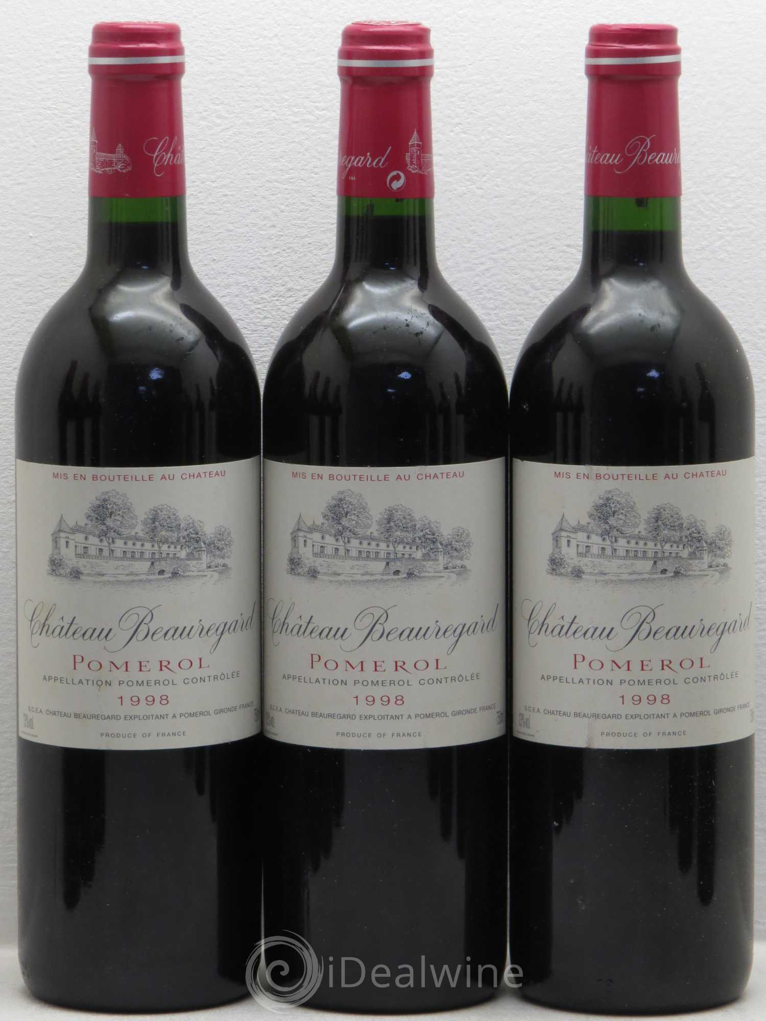 Château Beauregard 1998 - Lot de 12 bouteilles - 2