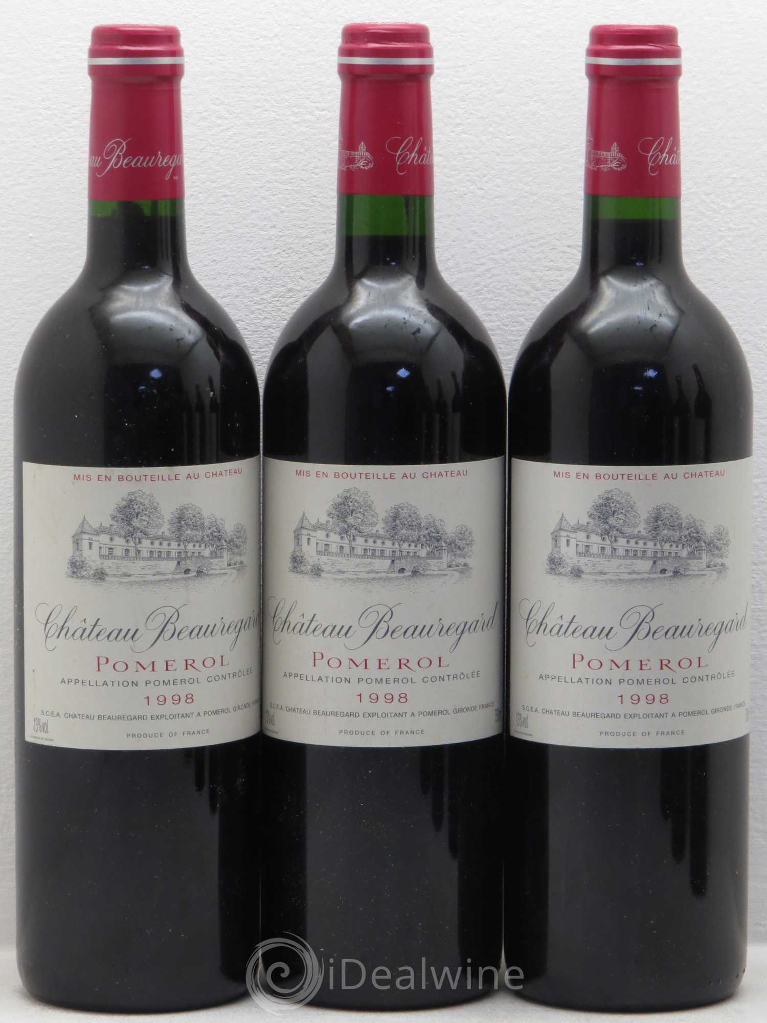 Château Beauregard 1998 - Lot de 12 bouteilles - 3