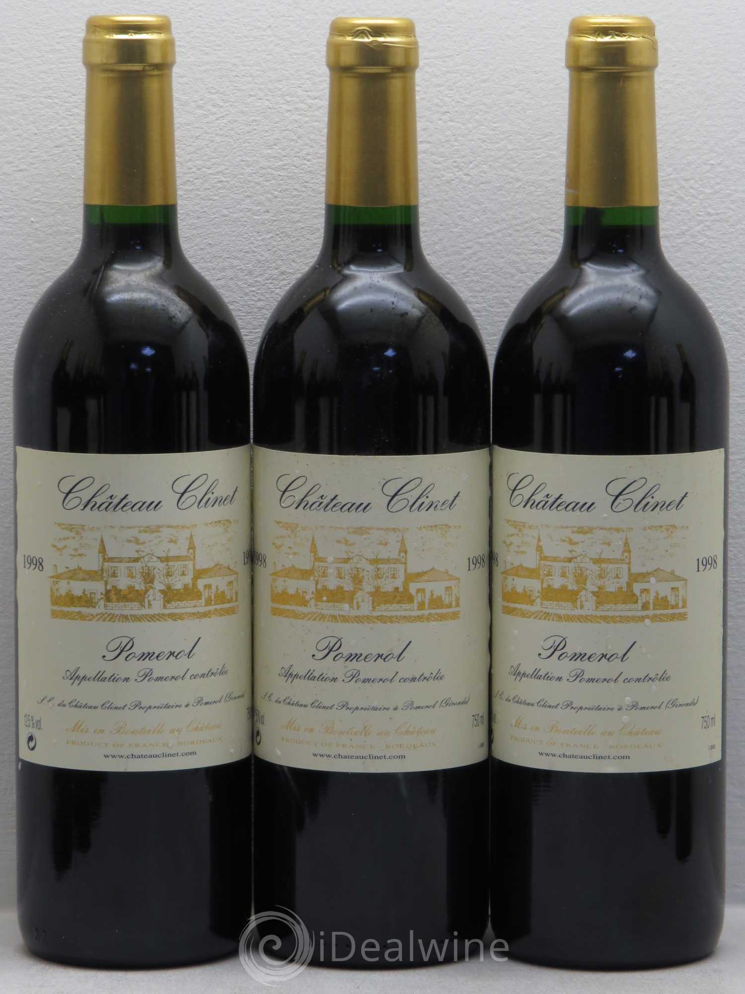 Château Clinet 1998 - Lot de 12 bouteilles - 1