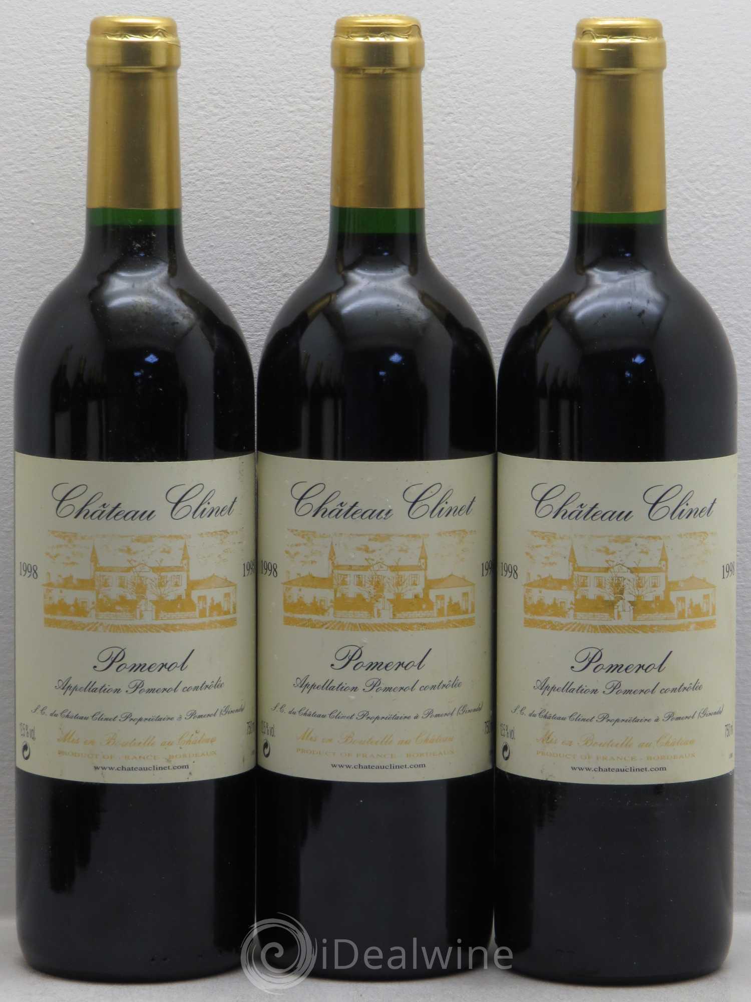 Château Clinet 1998 - Lot de 12 bouteilles - 2