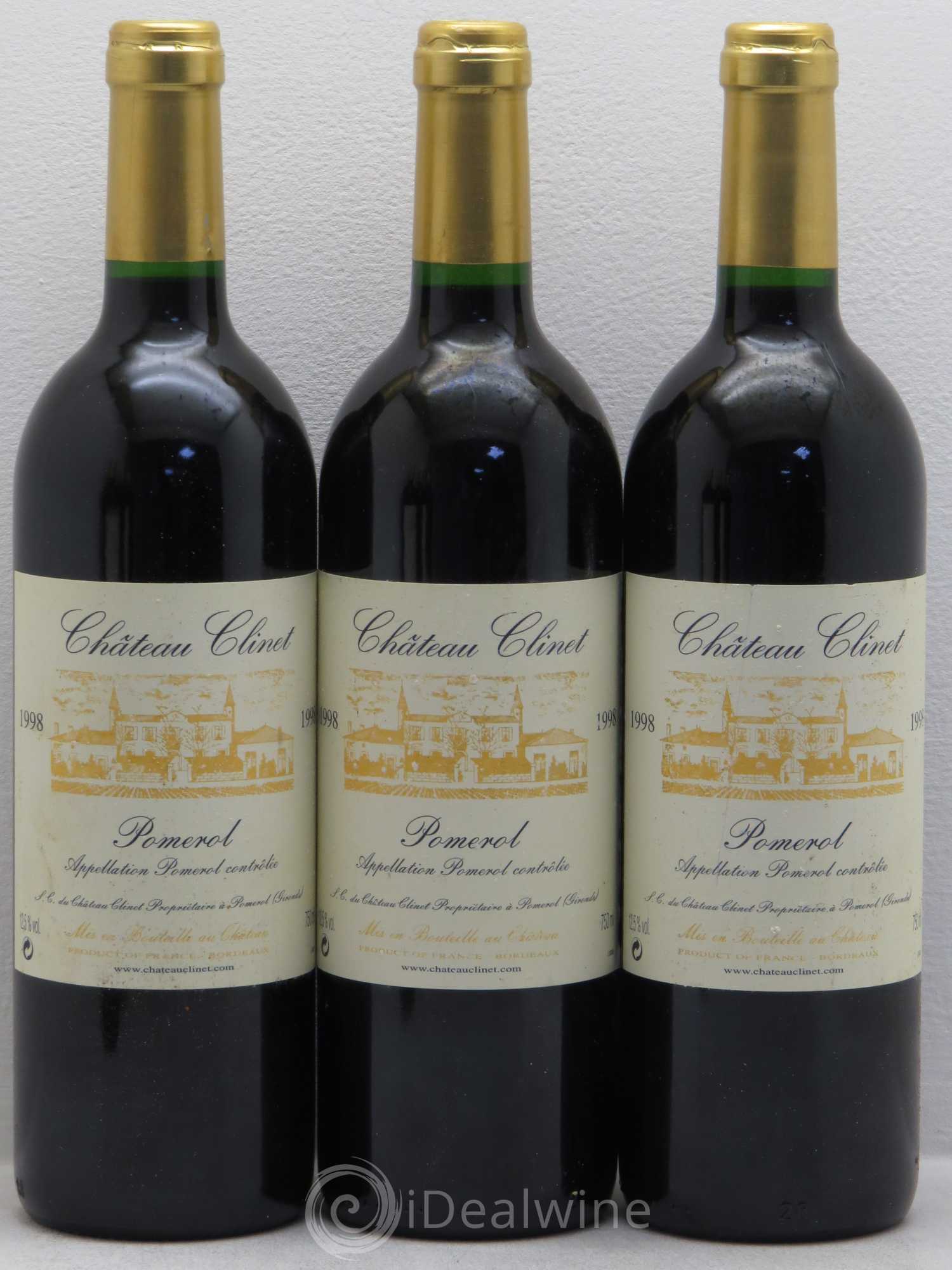 Château Clinet 1998 - Lot de 12 bouteilles - 3