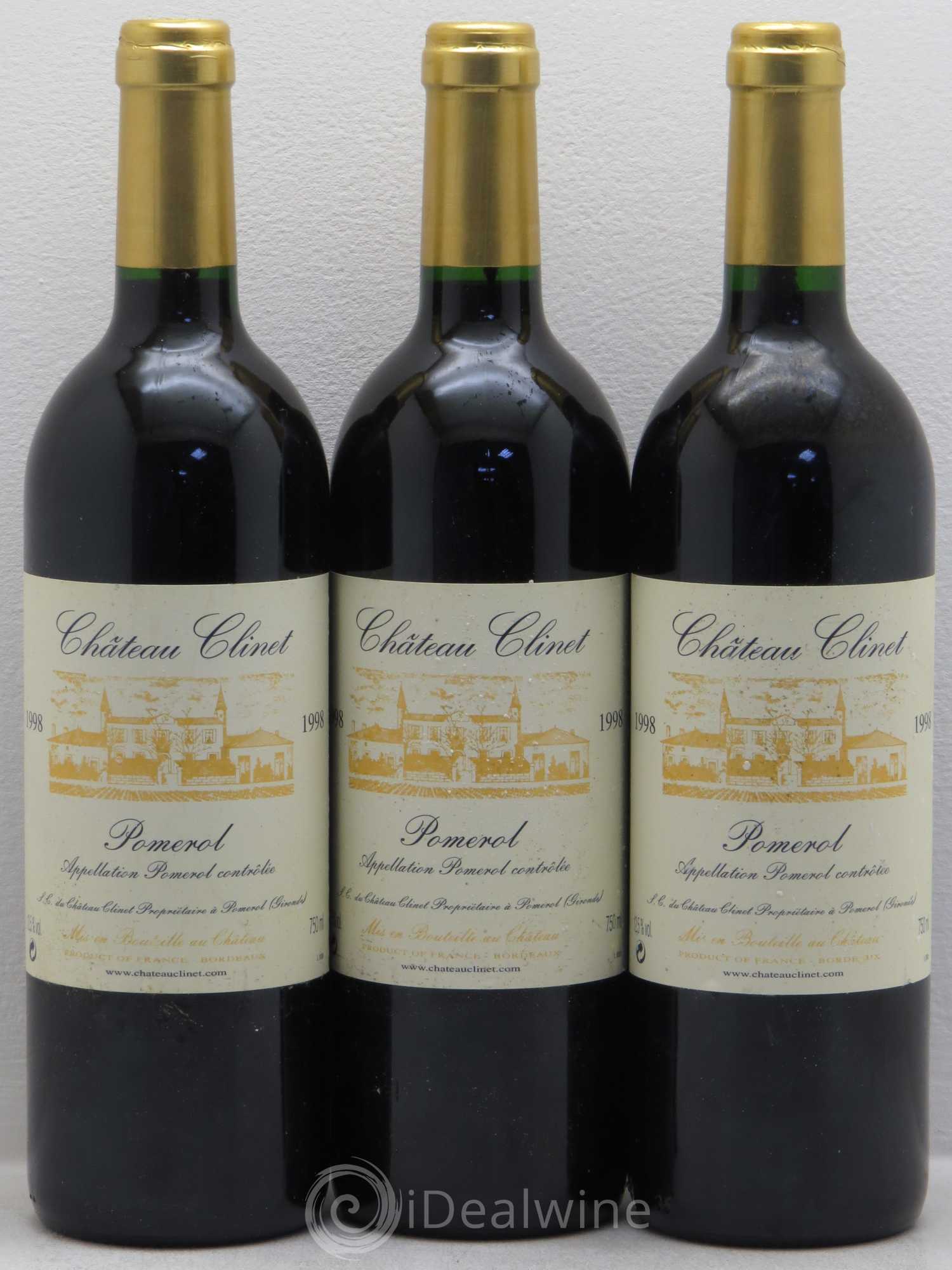 Château Clinet 1998 - Lot de 12 bouteilles - 4