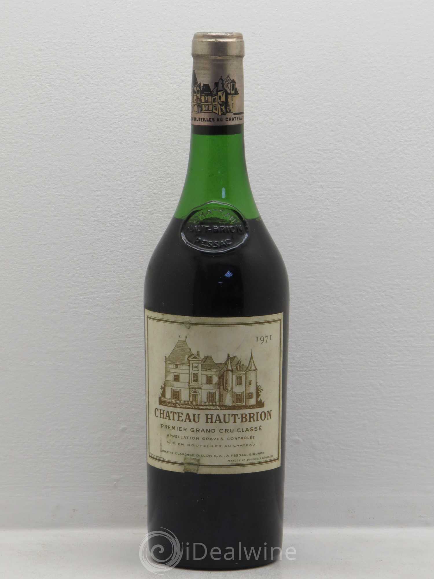 Château Haut Brion 1er Grand Cru Classé 1971 - Lot de 1 bouteille - 0