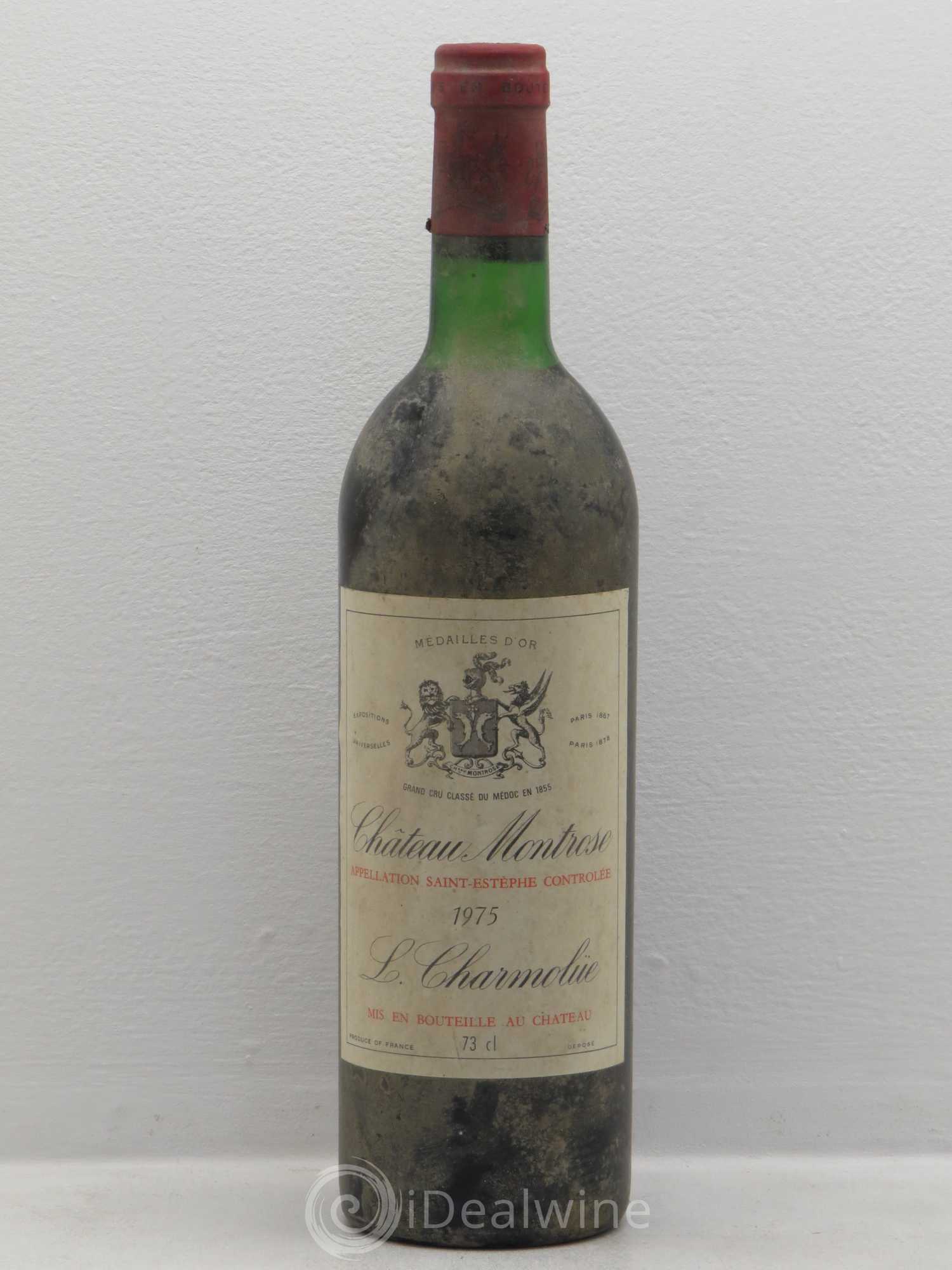 Château Montrose 2ème Grand Cru Classé 1975 - Lot de 1 bouteille - 0