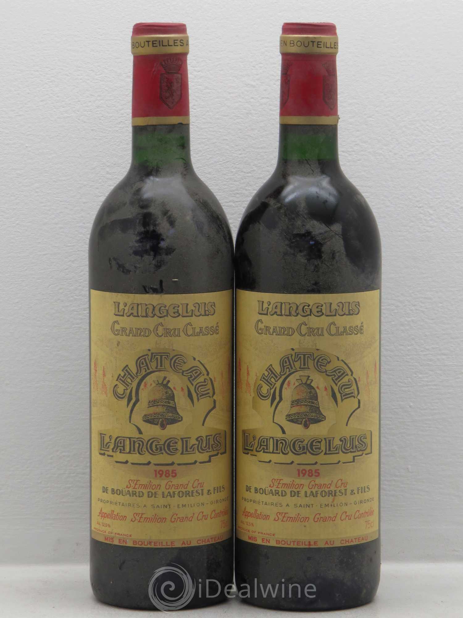 Château Angélus 1er Grand Cru Classé A 1985 - Lot de 2 bouteilles - 0