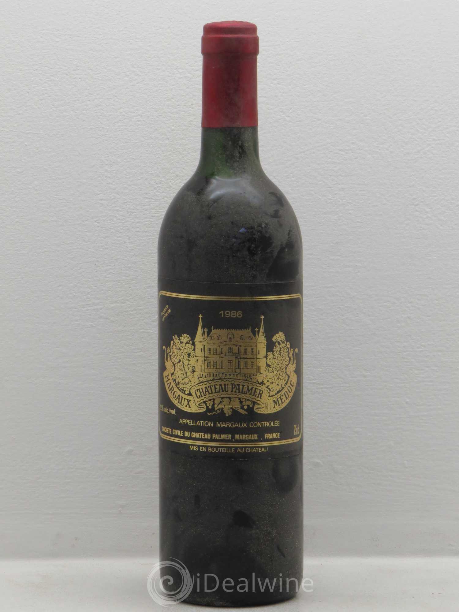 Château Palmer 3ème Grand Cru Classé 1986 - Lot de 1 bouteille - 0