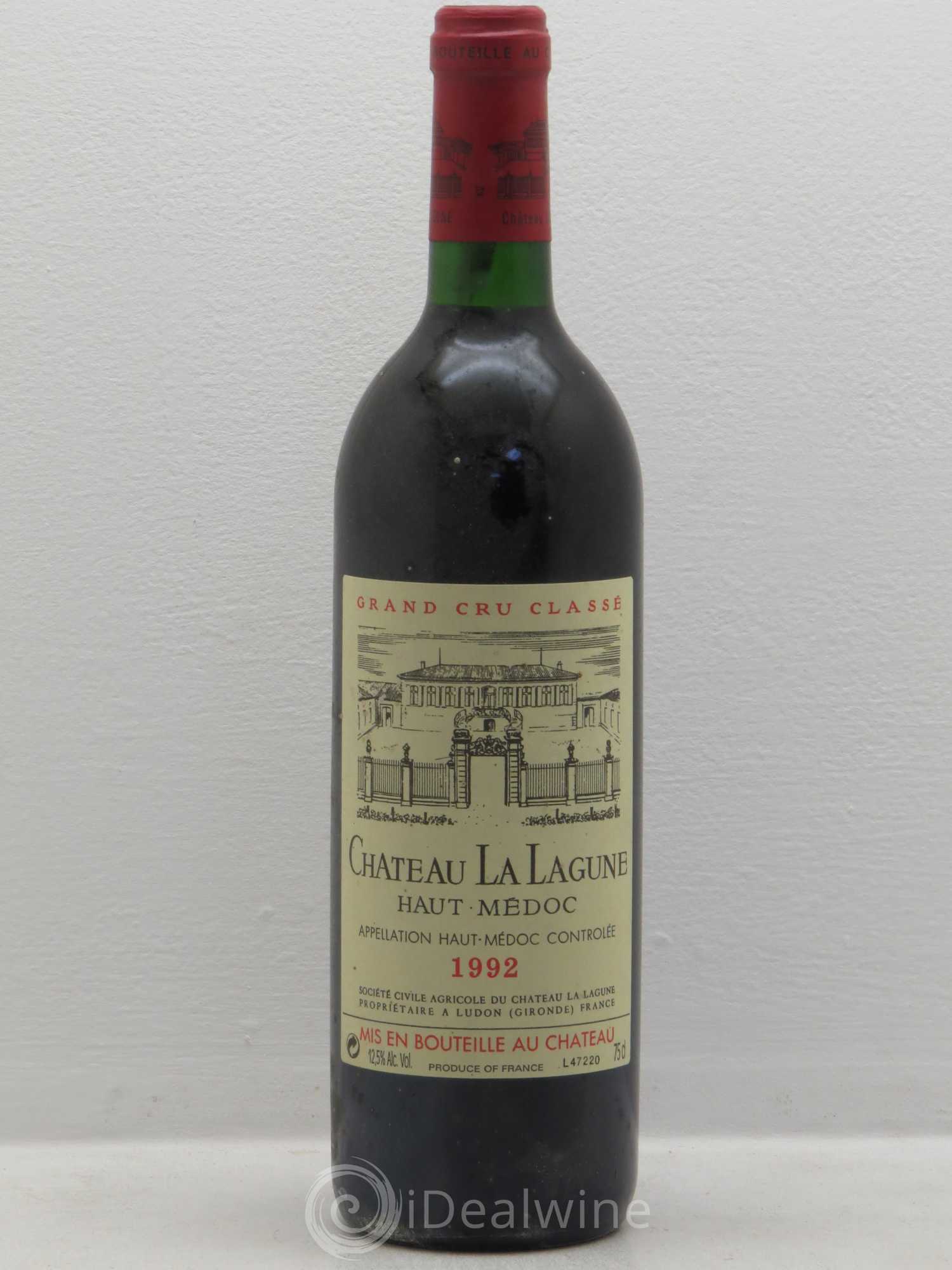 Château la Lagune 3ème Grand Cru Classé 1992 - Lot de 1 bouteille - 0