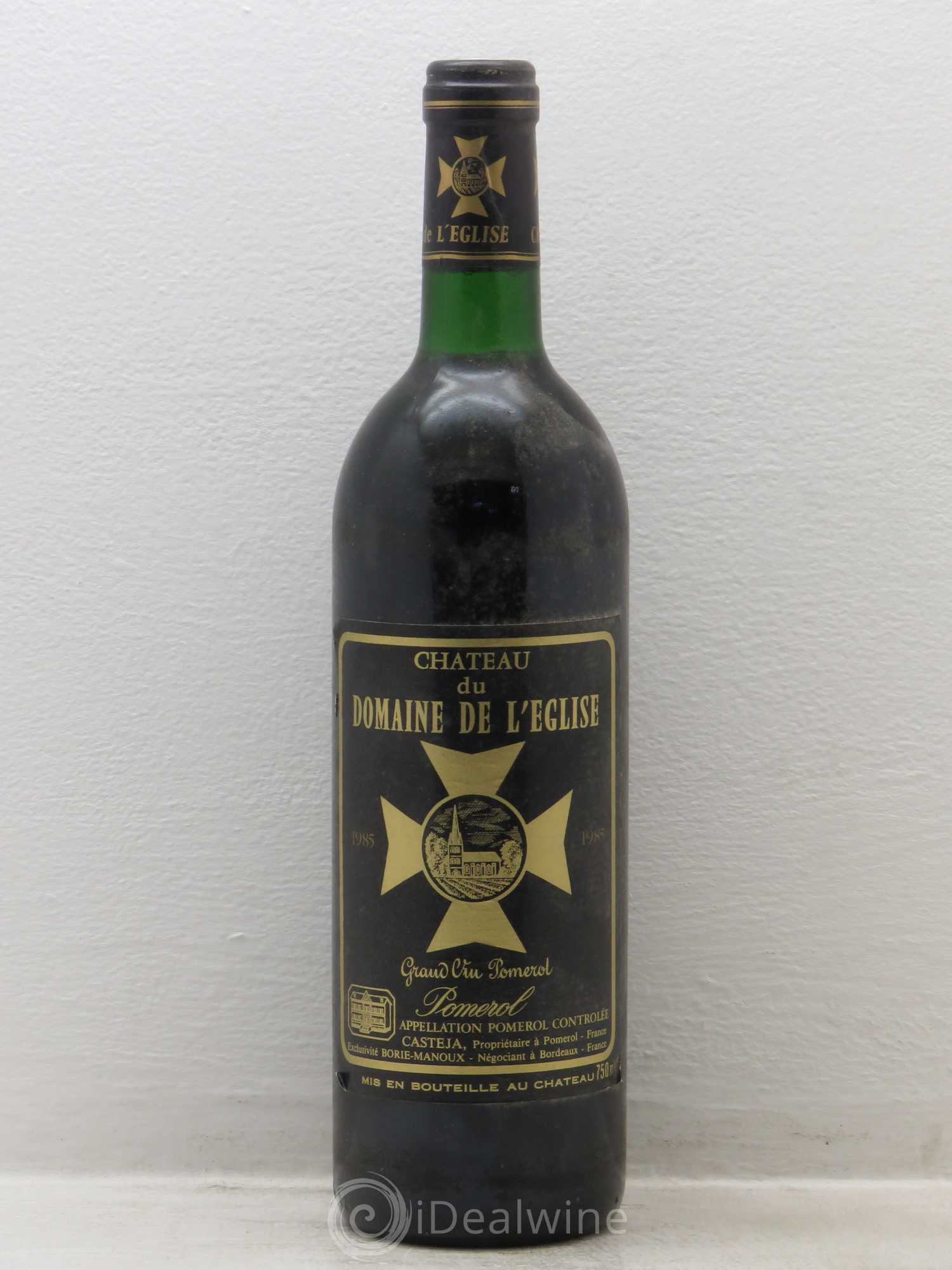 Château du Domaine de l'Église 1985 - Lot de 1 bouteille - 0