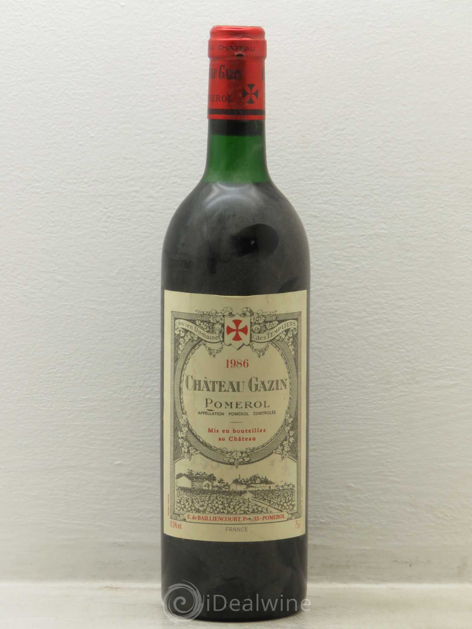 Château Gazin 1986 - Lot de 1 bouteille - 0