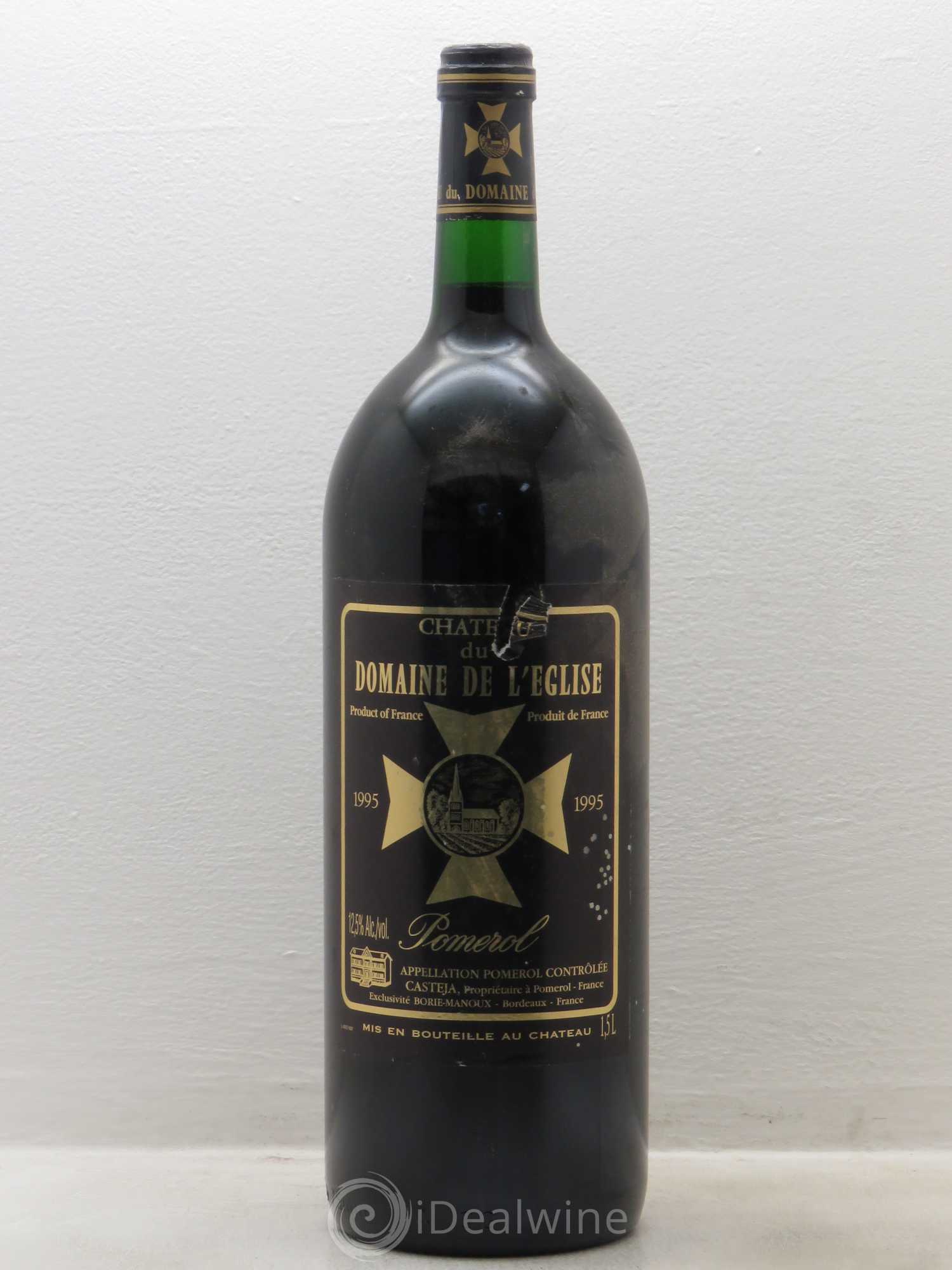 Château du Domaine de l'Église 1995 - Lot de 1 magnum - 0