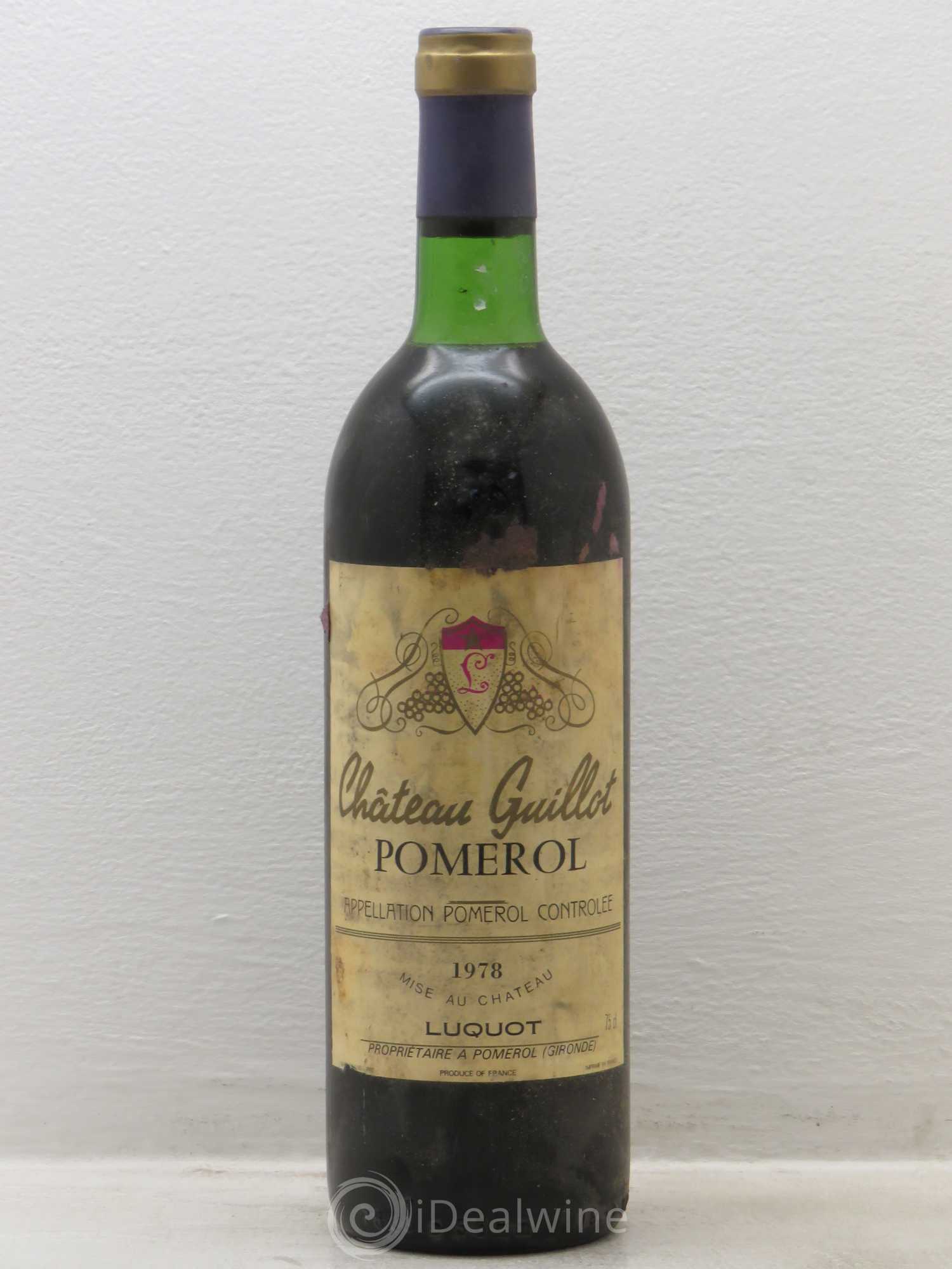Château Guillot 1978 - Lot de 1 bouteille - 0
