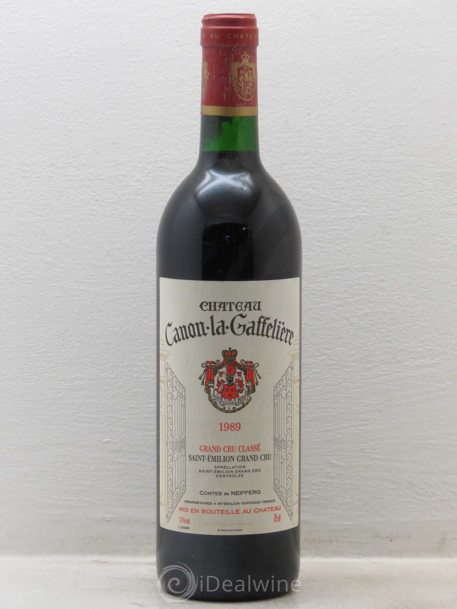 Château Canon la Gaffelière 1er Grand Cru Classé B 1989 - Lot de 1 bouteille - 0
