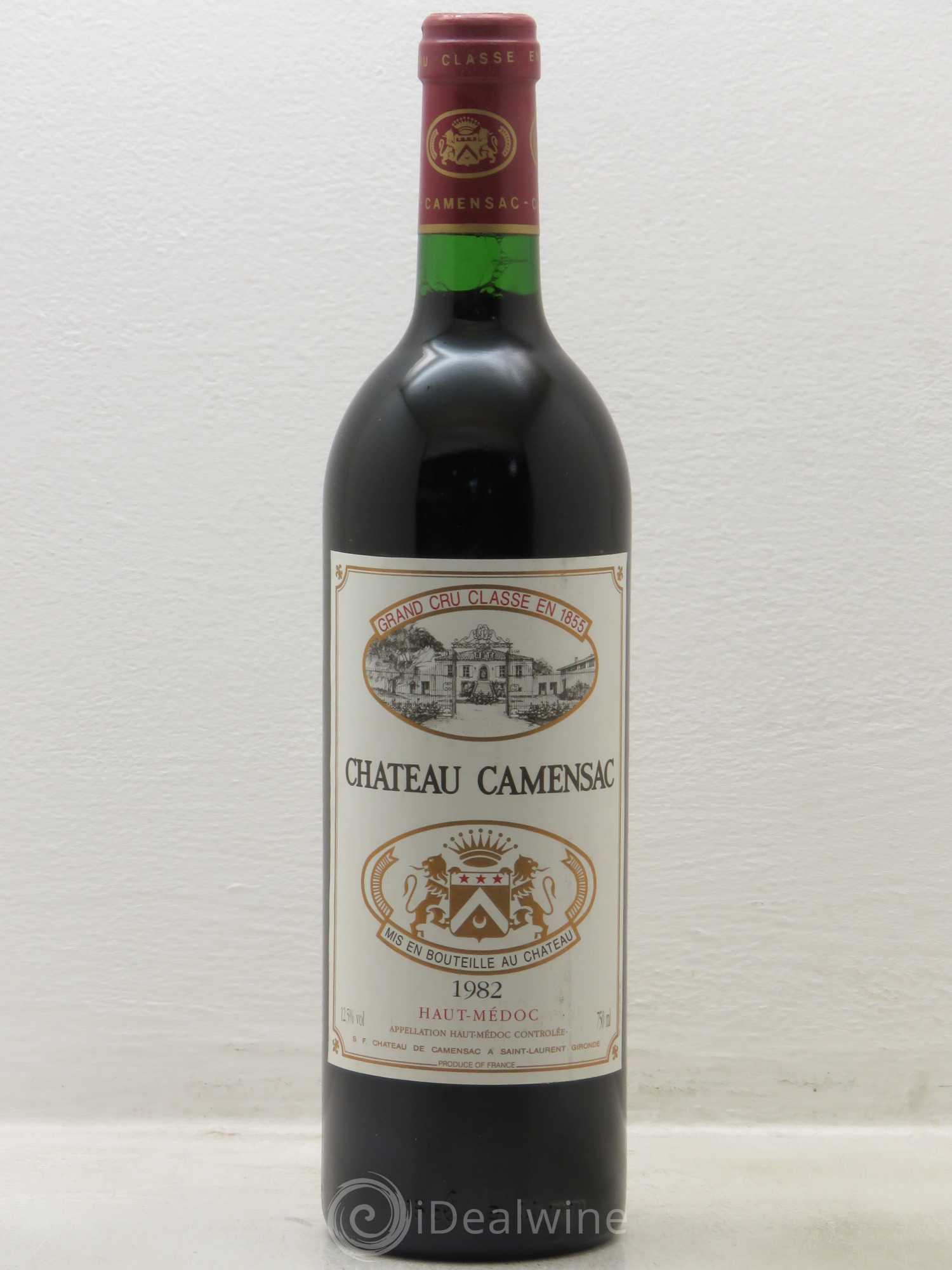 Château Camensac 5ème Grand Cru Classé 1982 - Lot de 1 bouteille - 0