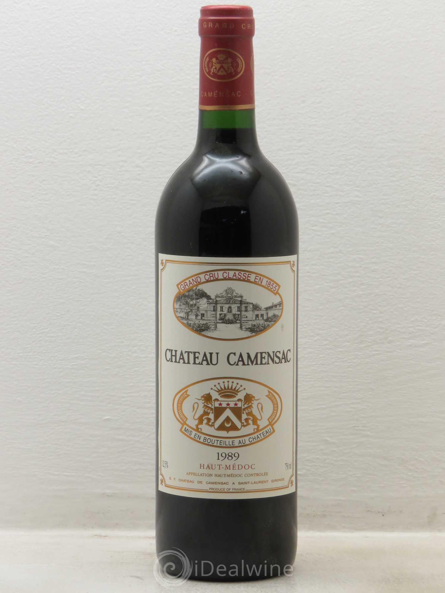 Château Camensac 5ème Grand Cru Classé 1989 - Lot de 1 bouteille - 0
