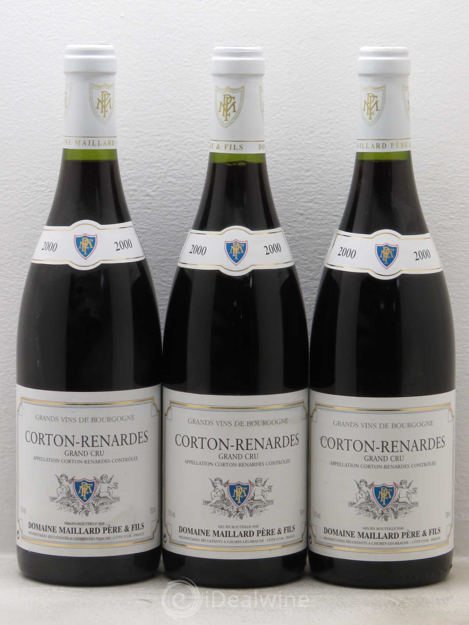 Corton Grand Cru Les Renardes Maillard et Fils (Domaine) 2000 - Lot de 3 bouteilles - 0