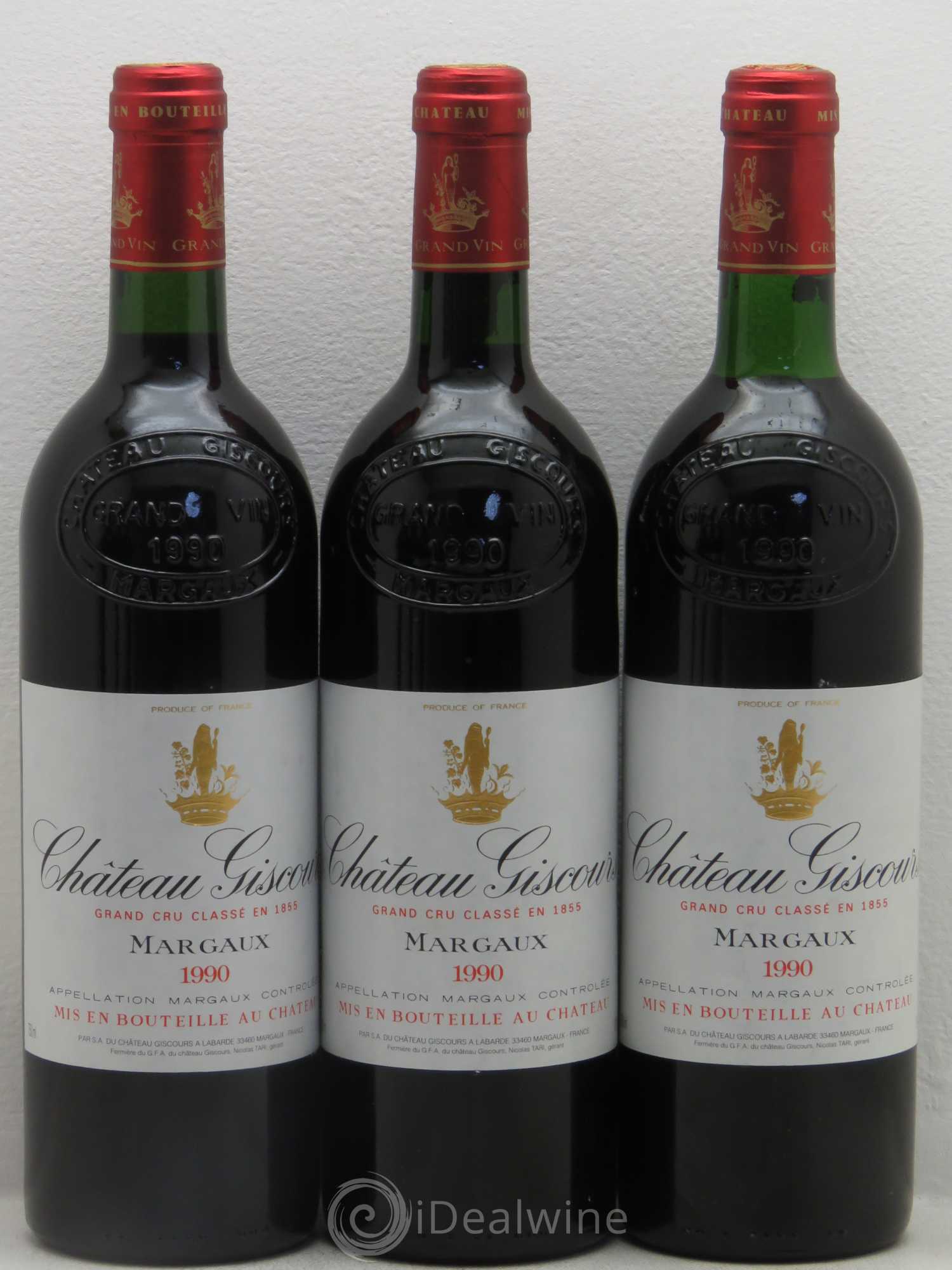 Château Giscours 3ème Grand Cru Classé 1990 - Lot de 6 bouteilles - 1
