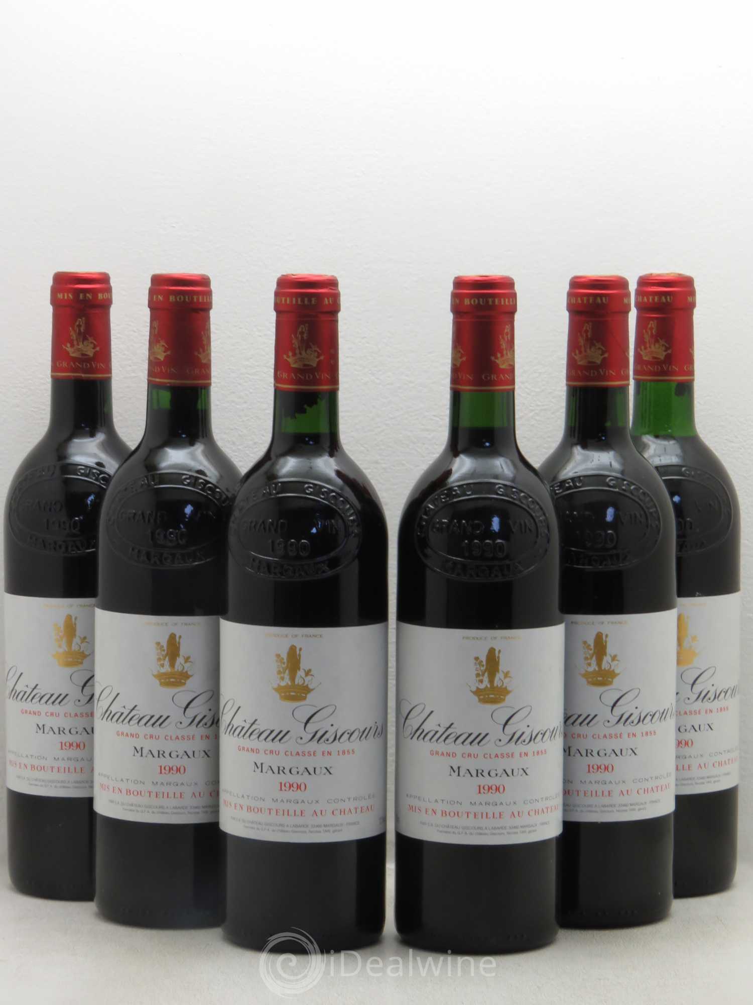 Château Giscours 3ème Grand Cru Classé 1990 - Lot de 6 bouteilles - 0