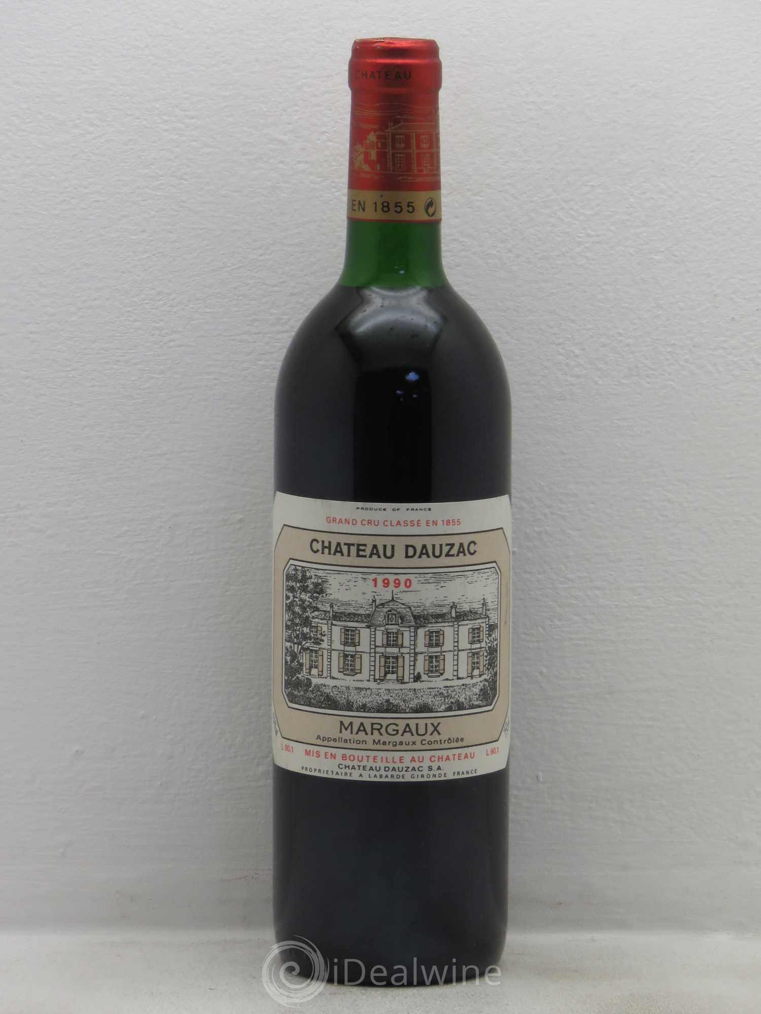 Château Dauzac 5ème Grand Cru Classé 1990 - Lot de 1 bouteille - 0