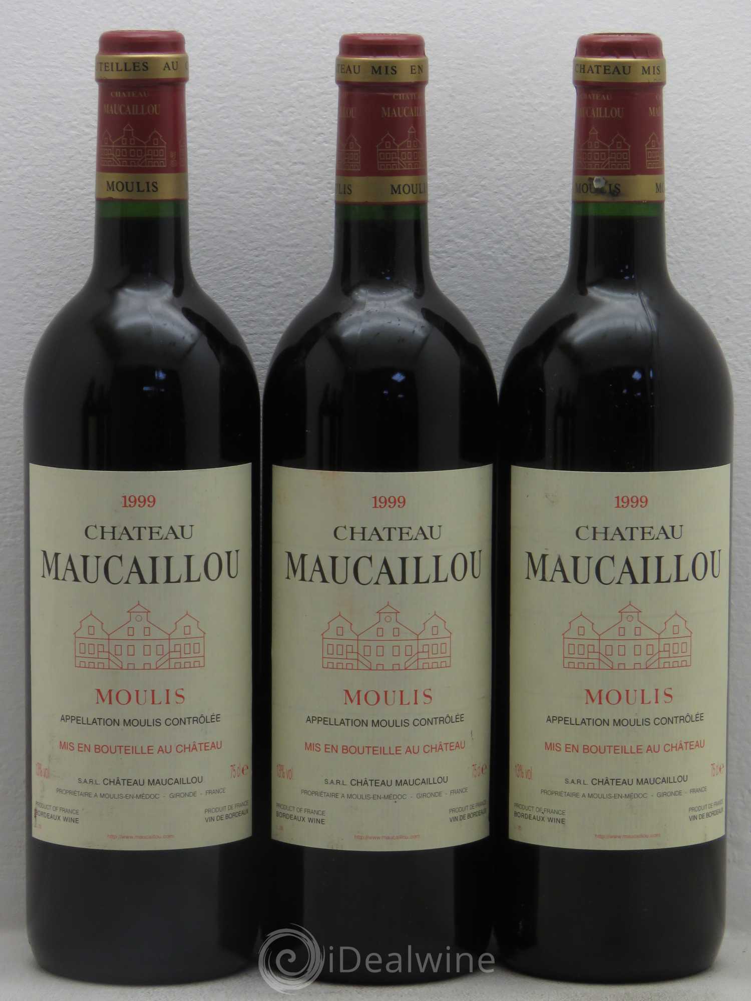 Château Maucaillou 1999 - Lot de 6 bouteilles - 1