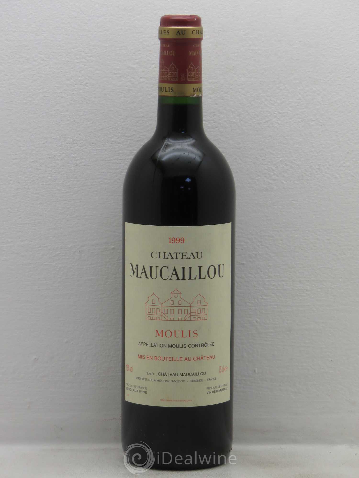 Château Maucaillou 1999 - Lot de 1 bouteille - 0