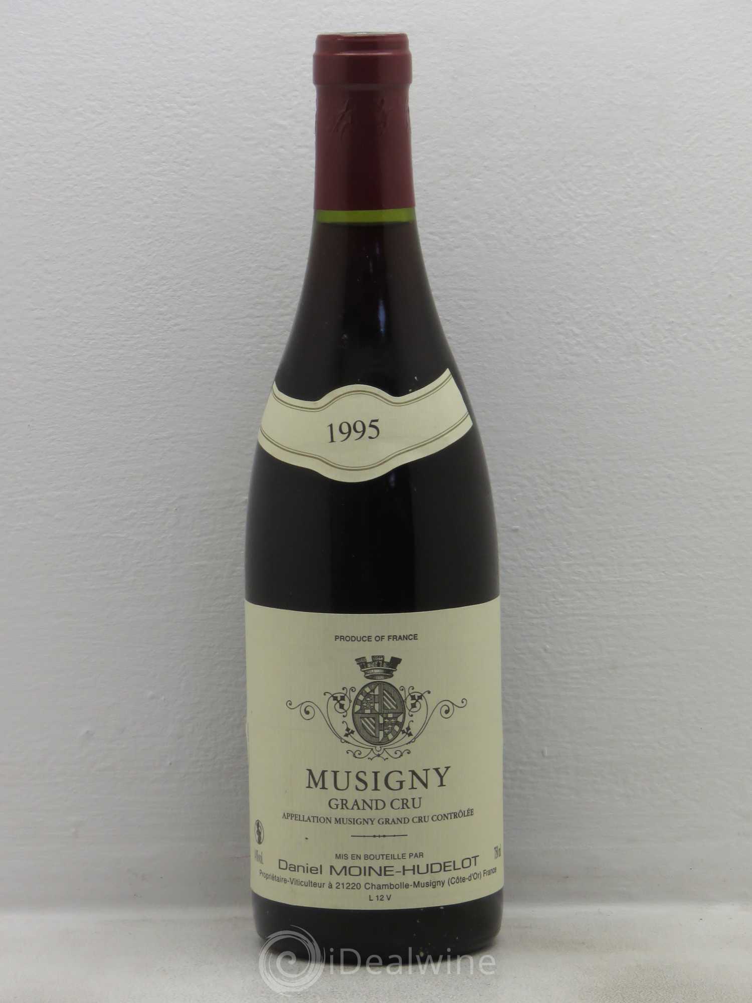 Musigny Grand Cru Moine-Hudelot (Domaine) 1995 - Lot de 1 bouteille - 0