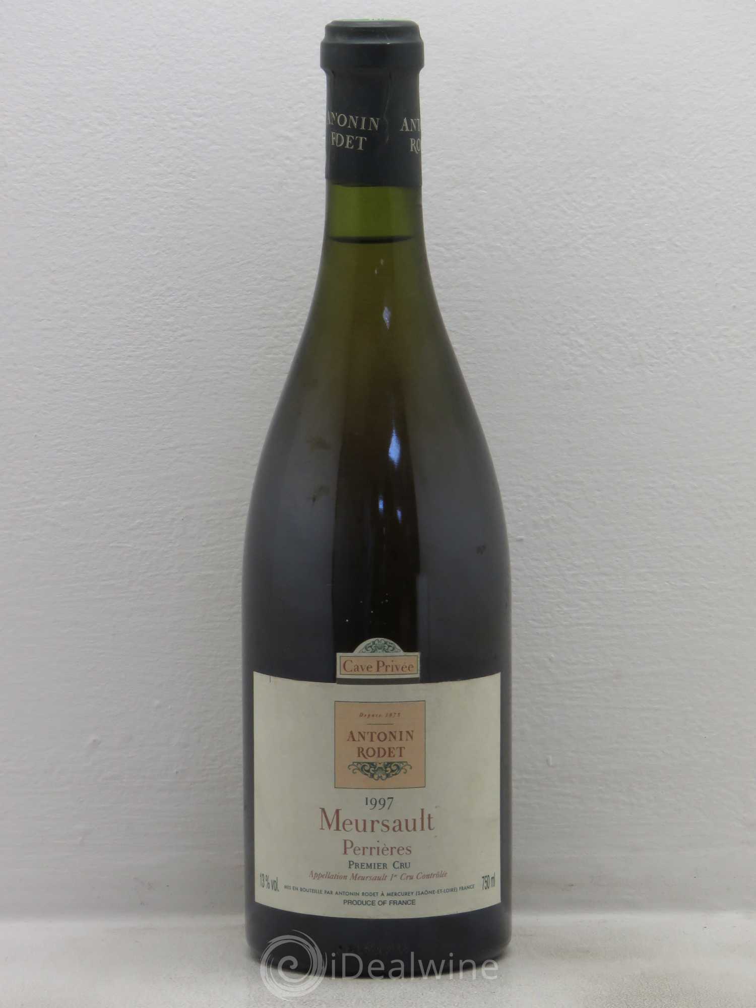 Meursault 1er Cru Les Perrières Domaine Rodet 1997 - Posten von 1 Flasche - 0